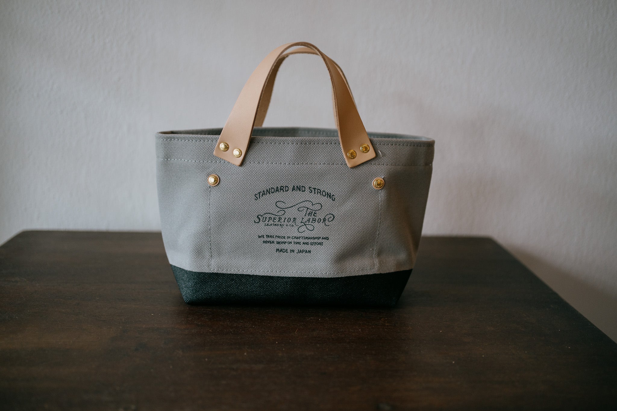 The Superior Labor-Engineer Bag Petite: Gray Canvas (6colours)