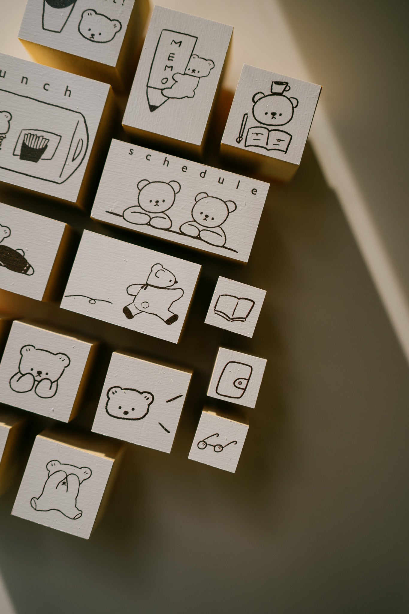 Ranmyu Hello Bear Rubber Stamp