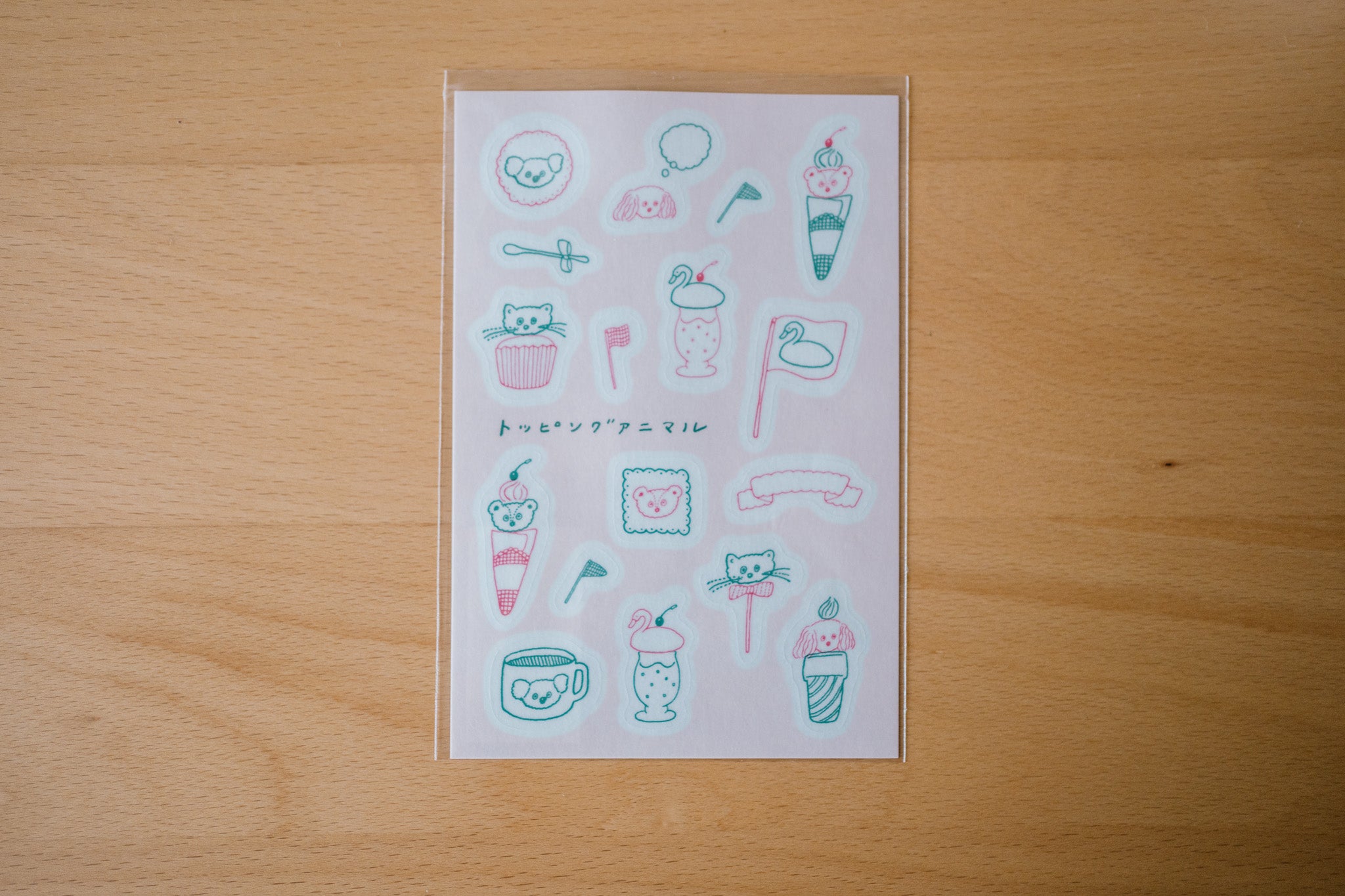 Tobimatsu Shoichiro x misushima Tracing Paper Stickers (4 designs)