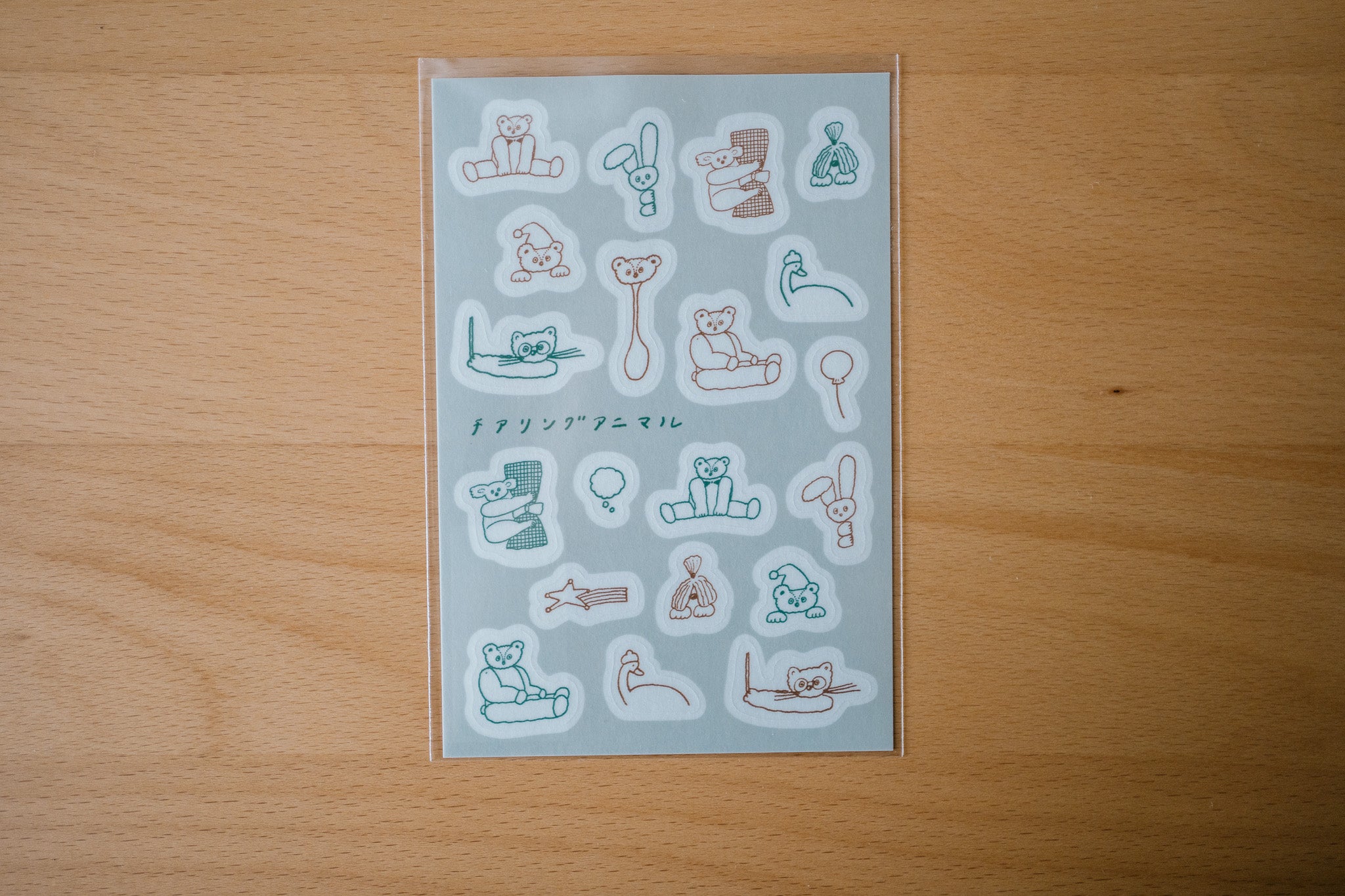 Tobimatsu Shoichiro x misushima Tracing Paper Stickers (4 designs)