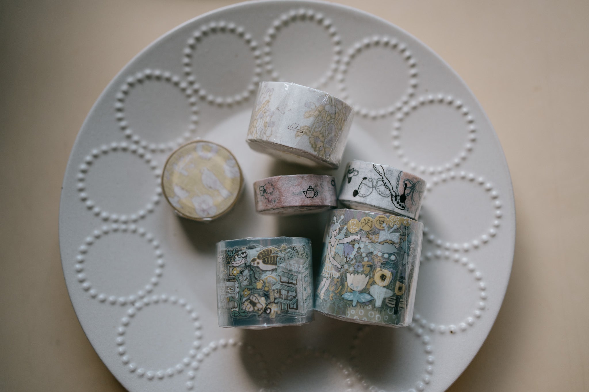 Misshoegg Floral Silhouette Memories Washi Tape
