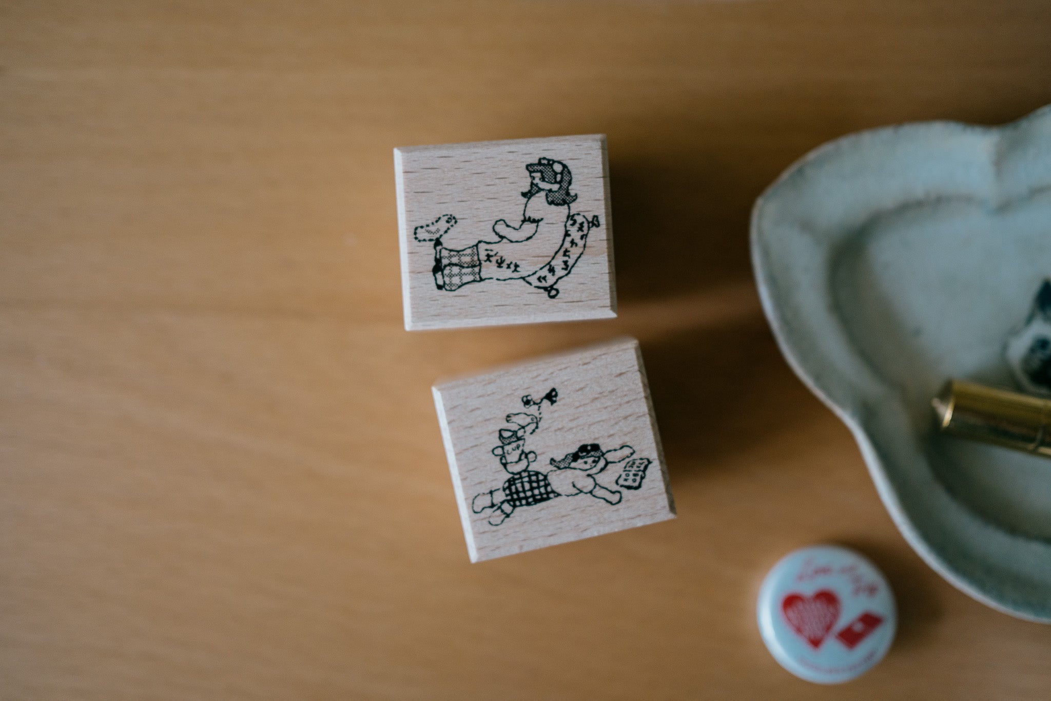 Misshoegg Soft Days Rubber Stamp (2 designs)