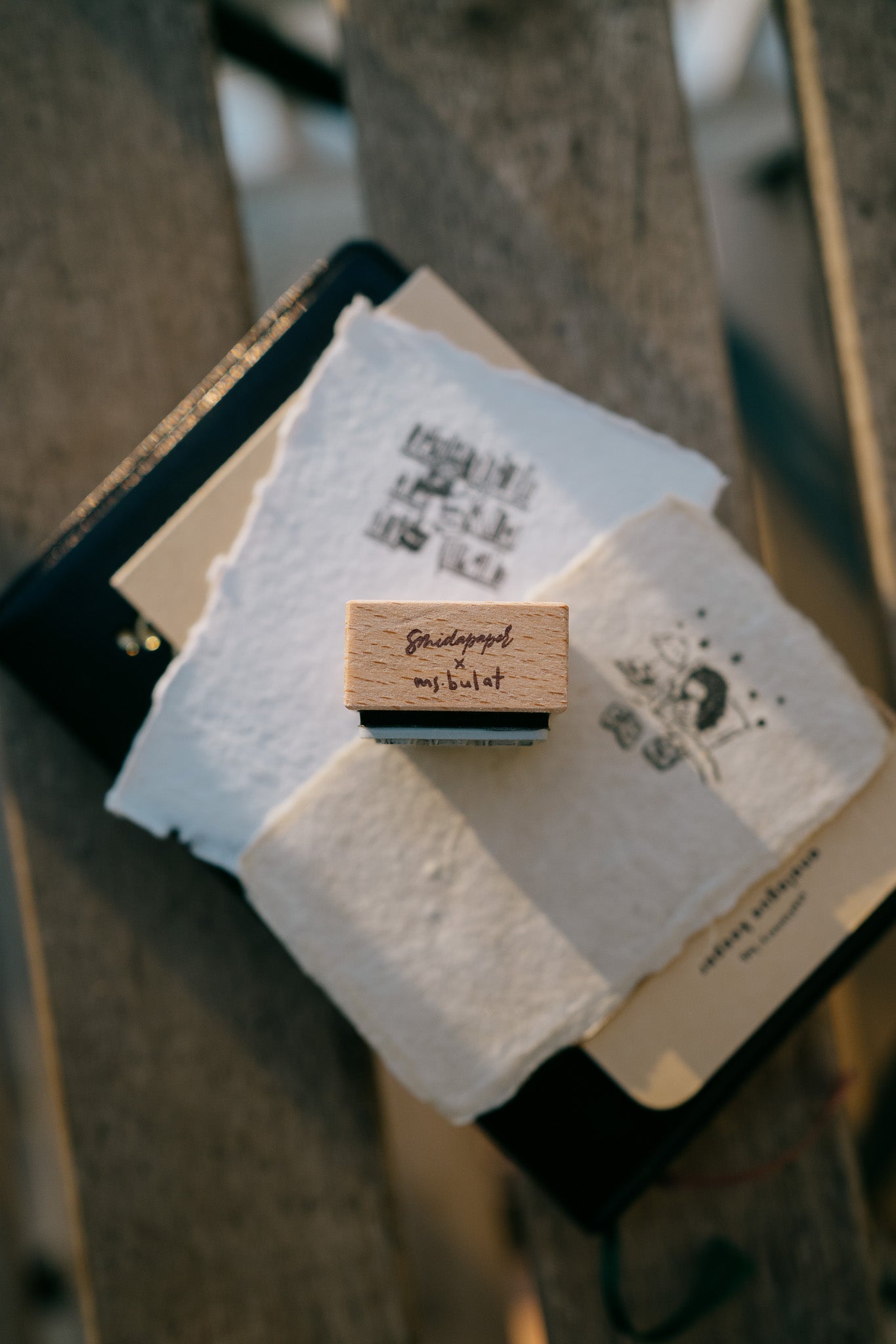 smidapaper x msbulat For the Love of Books: Sorry, I've Got Plans Rubber Stamp