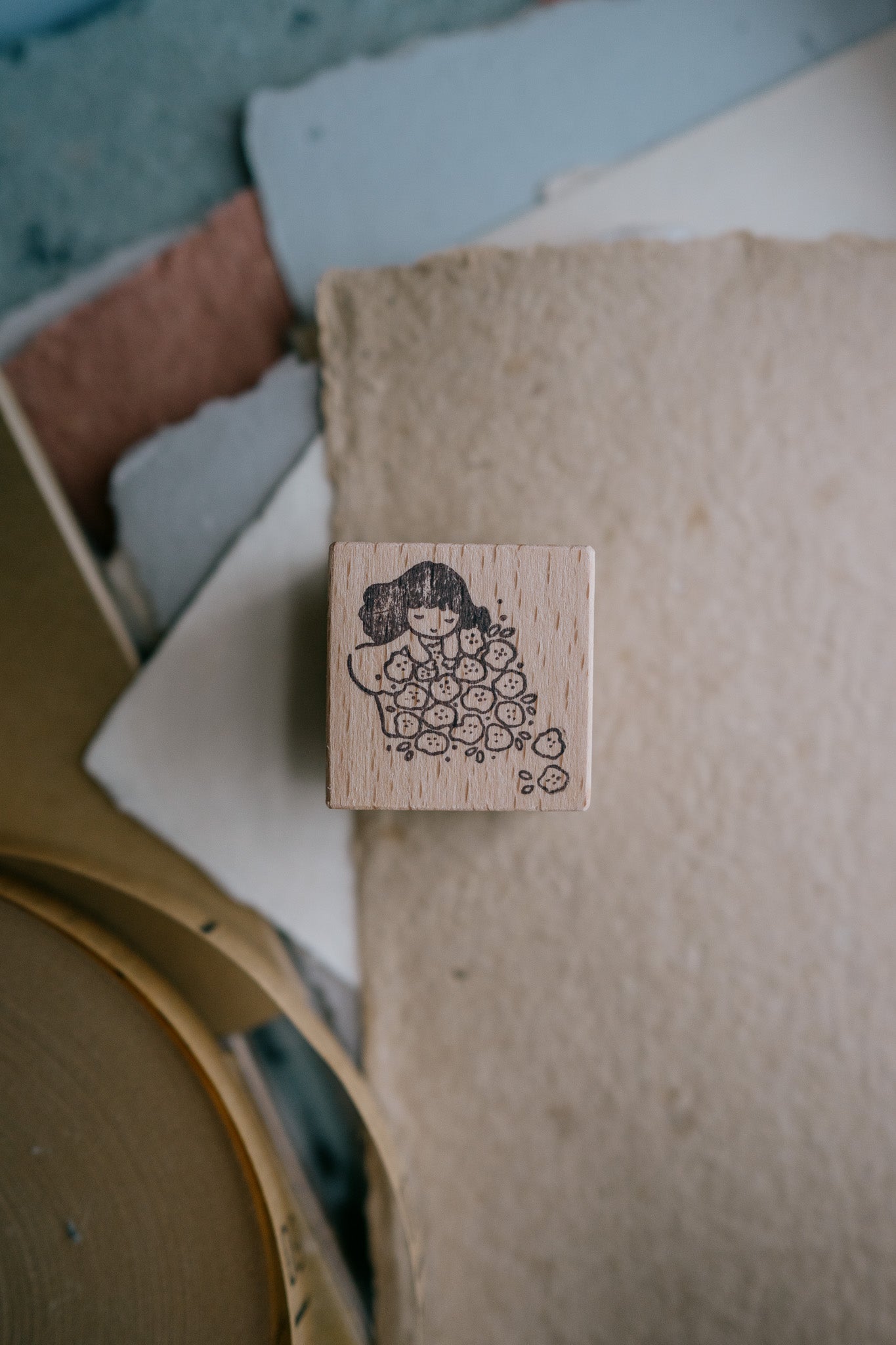 msbulat A Blooming Life: Embrace Every Petal Rubber Stamp
