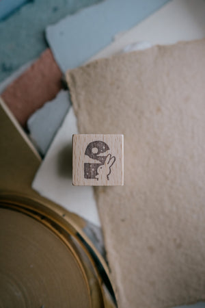 msbulat A Blooming Life: Moon Through the Window (Rabbit) Rubber Stamp