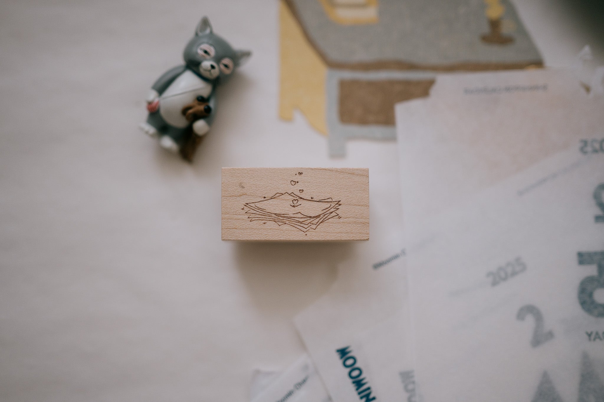 Penspapersplanner Series 8 Rubber Stamps: Stationery (7 designs)