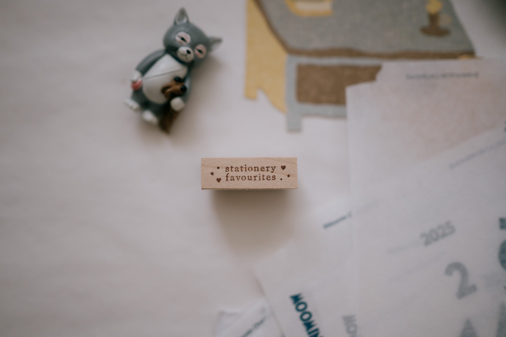 Penspapersplanner Series 8 Rubber Stamps: Stationery (7 designs)