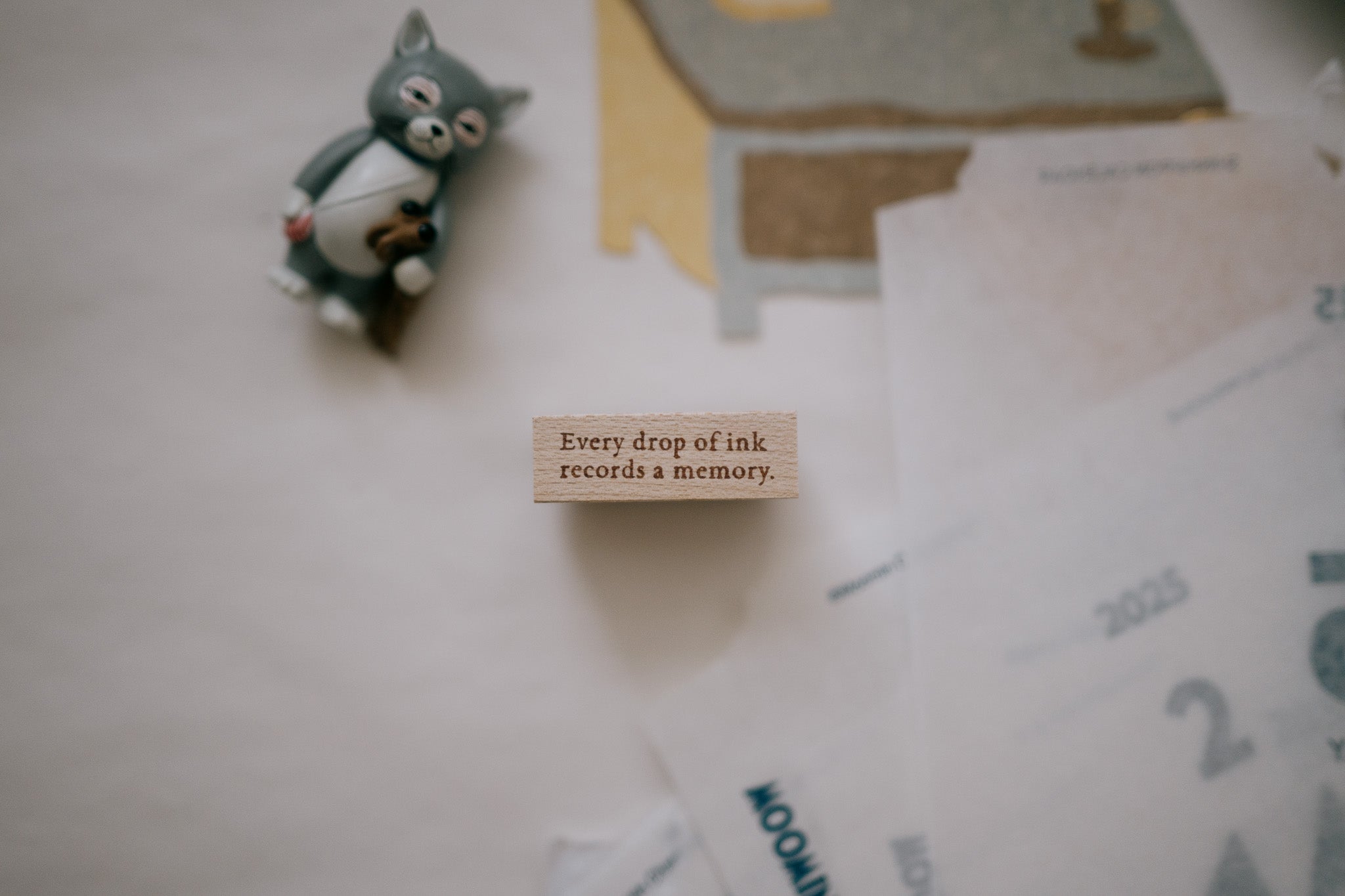 Penspapersplanner Series 8 Rubber Stamps: Stationery (7 designs)