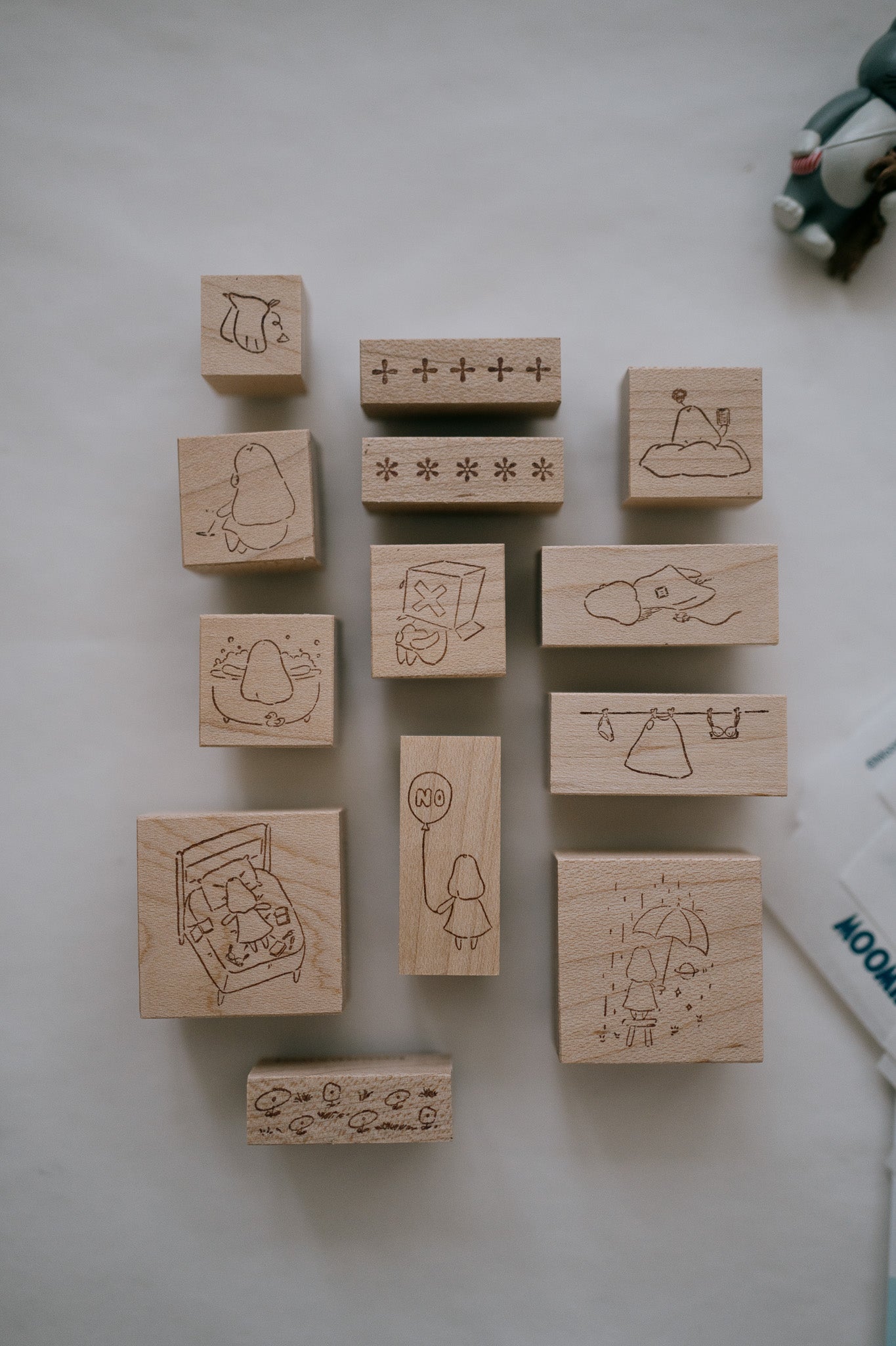 Penspapersplanner Series 8 Rubber Stamps: Silhouette (13 designs)