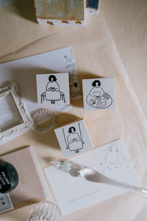 Me Time Rubber Stamps (3 designs)