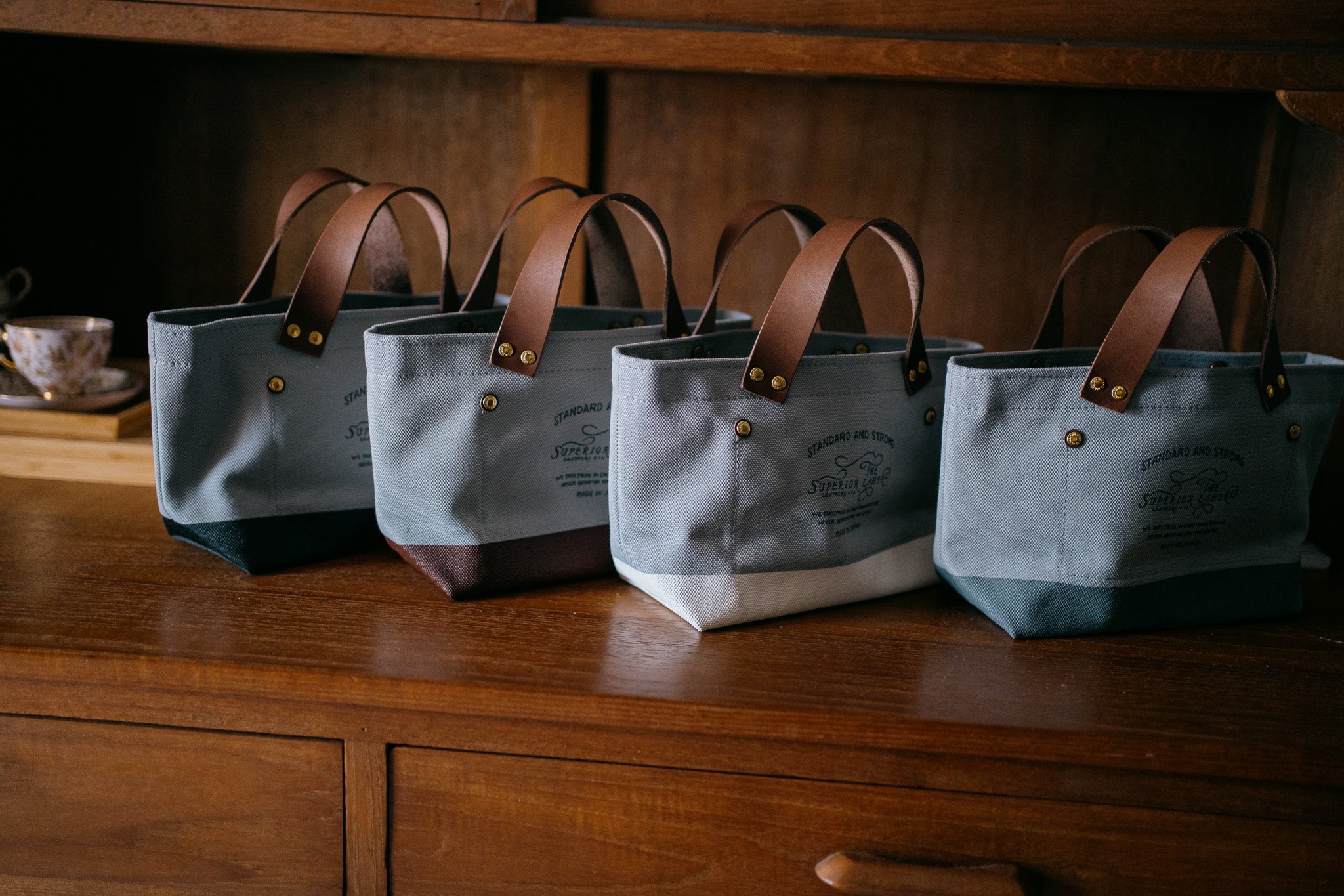 The Superior Labor-Engineer Bag Petite (Gray & Black)