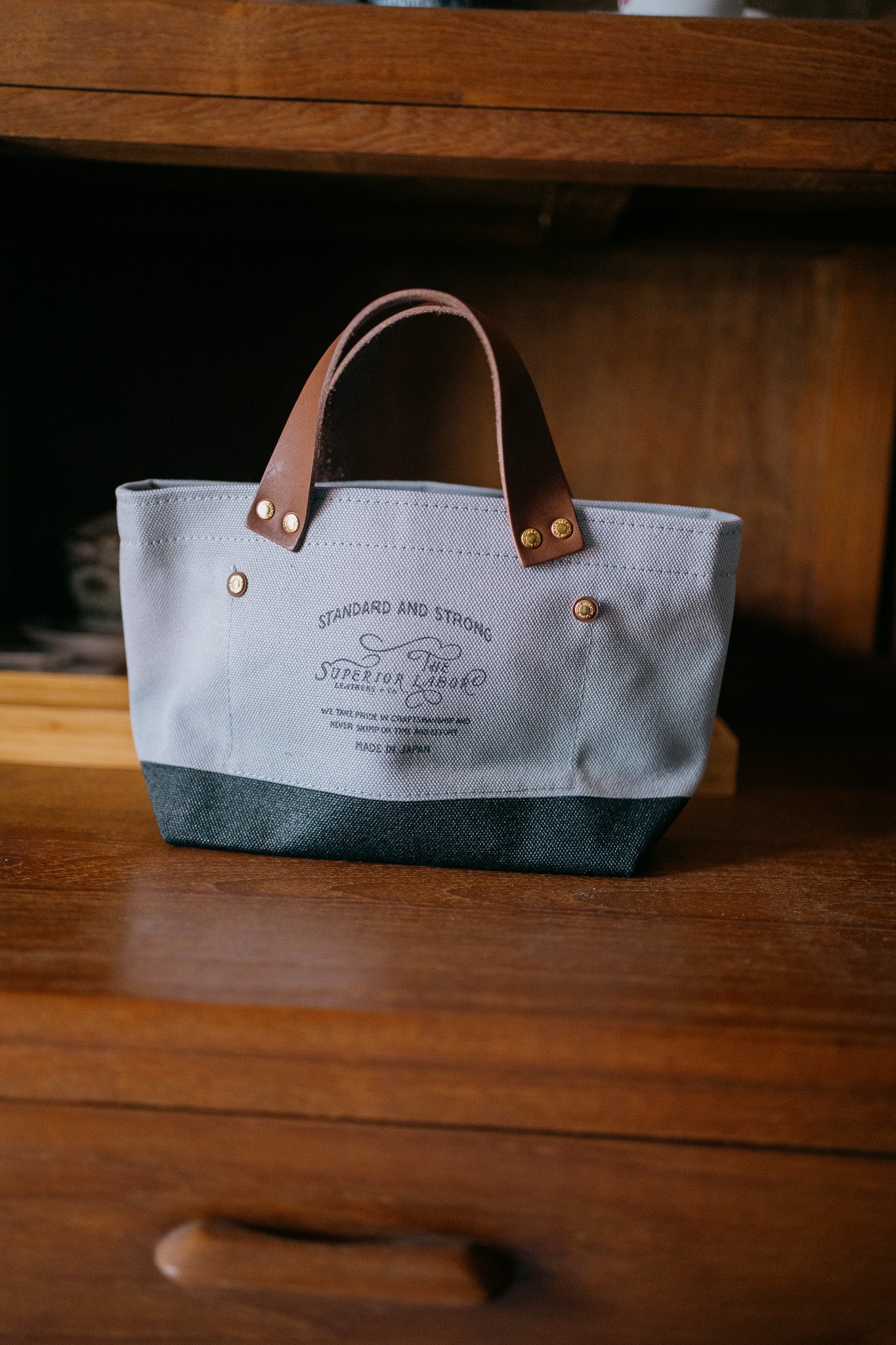 The Superior Labor-Engineer Bag Petite (Gray & Black)