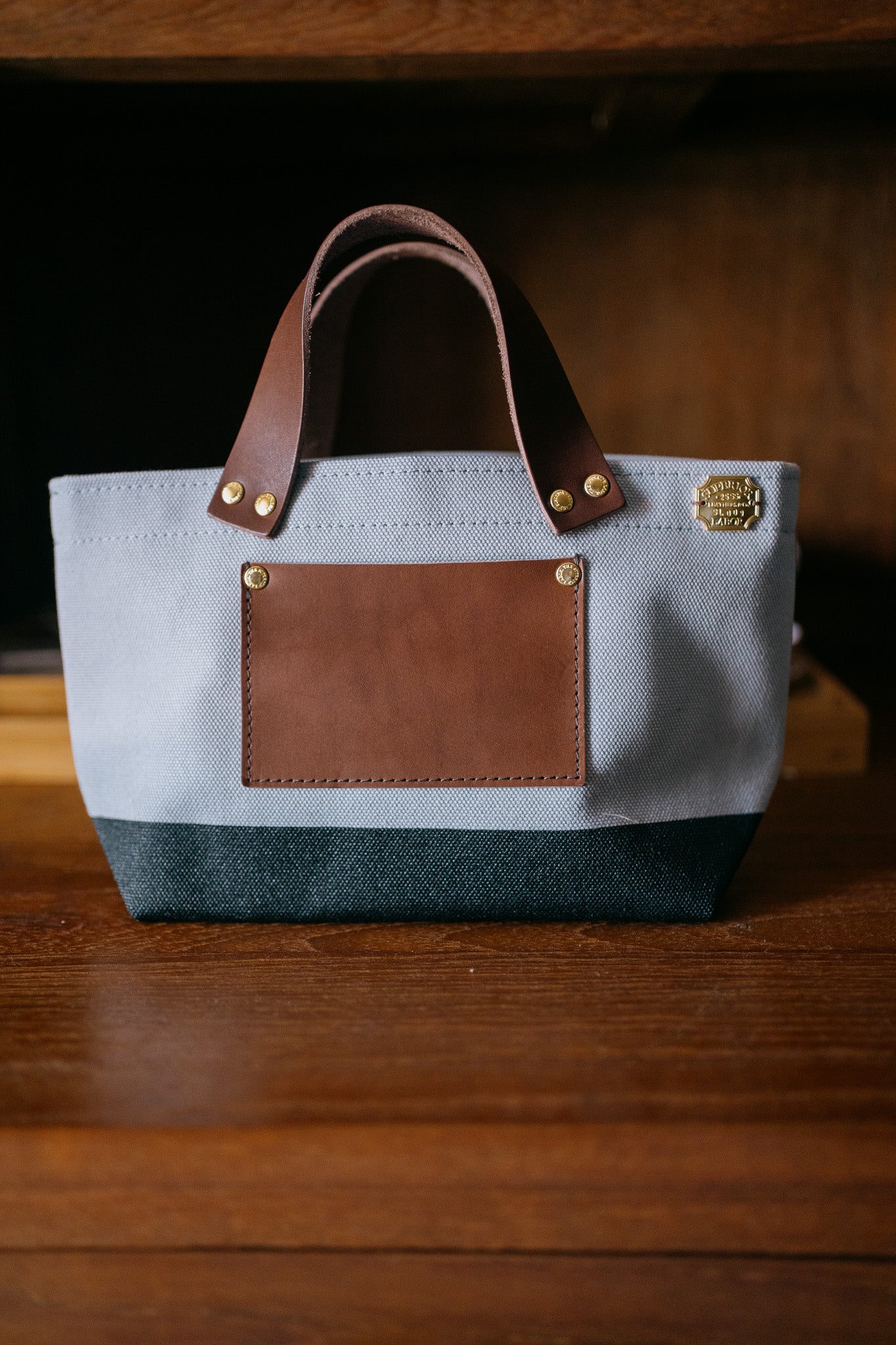 The Superior Labor-Engineer Bag Petite (Gray & Black)