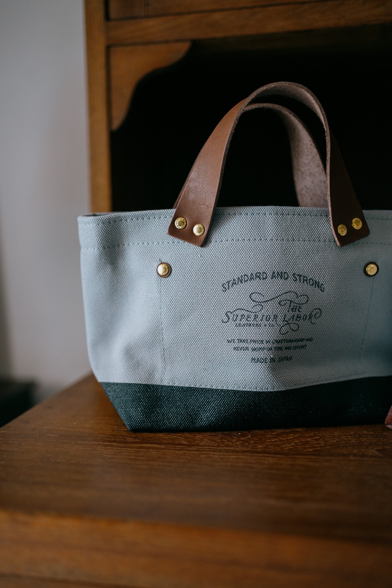 The Superior Labor-Engineer Bag Petite (Gray & Black)