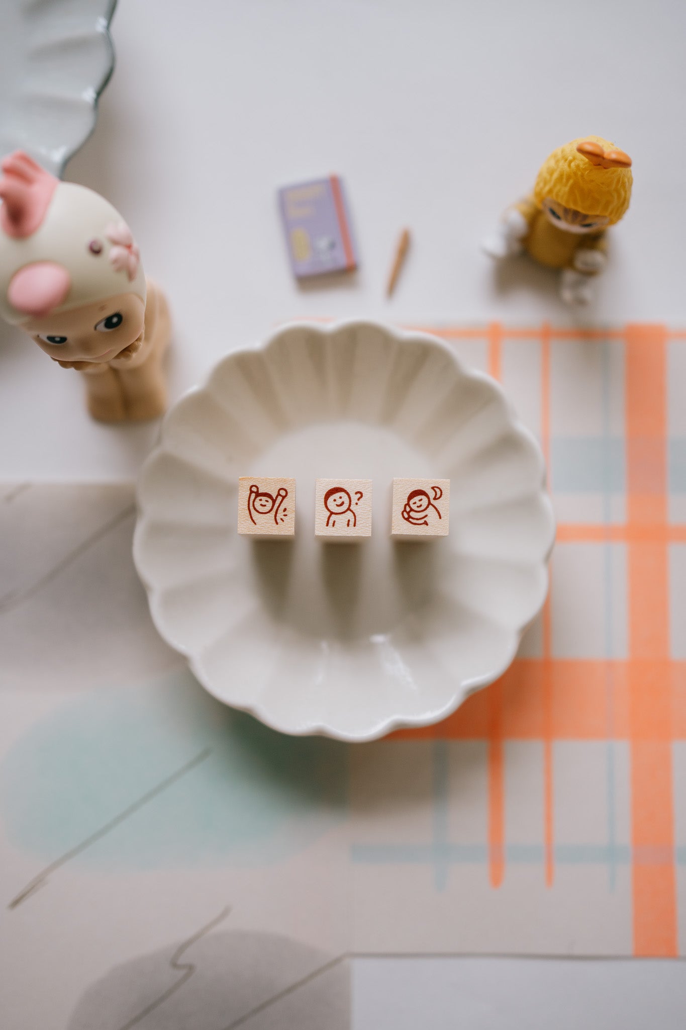 Little Lu Rubber Stamp Tiny (3 designs)