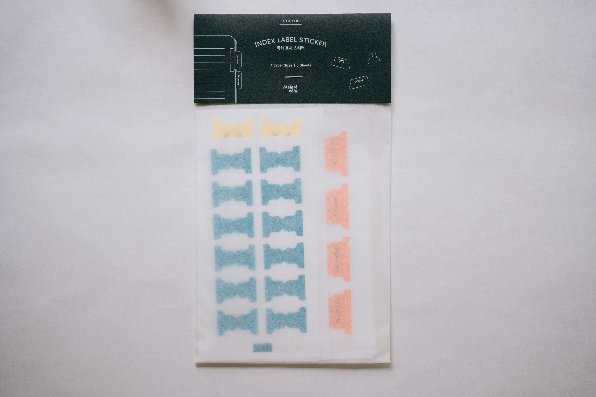 Index Label Sticker