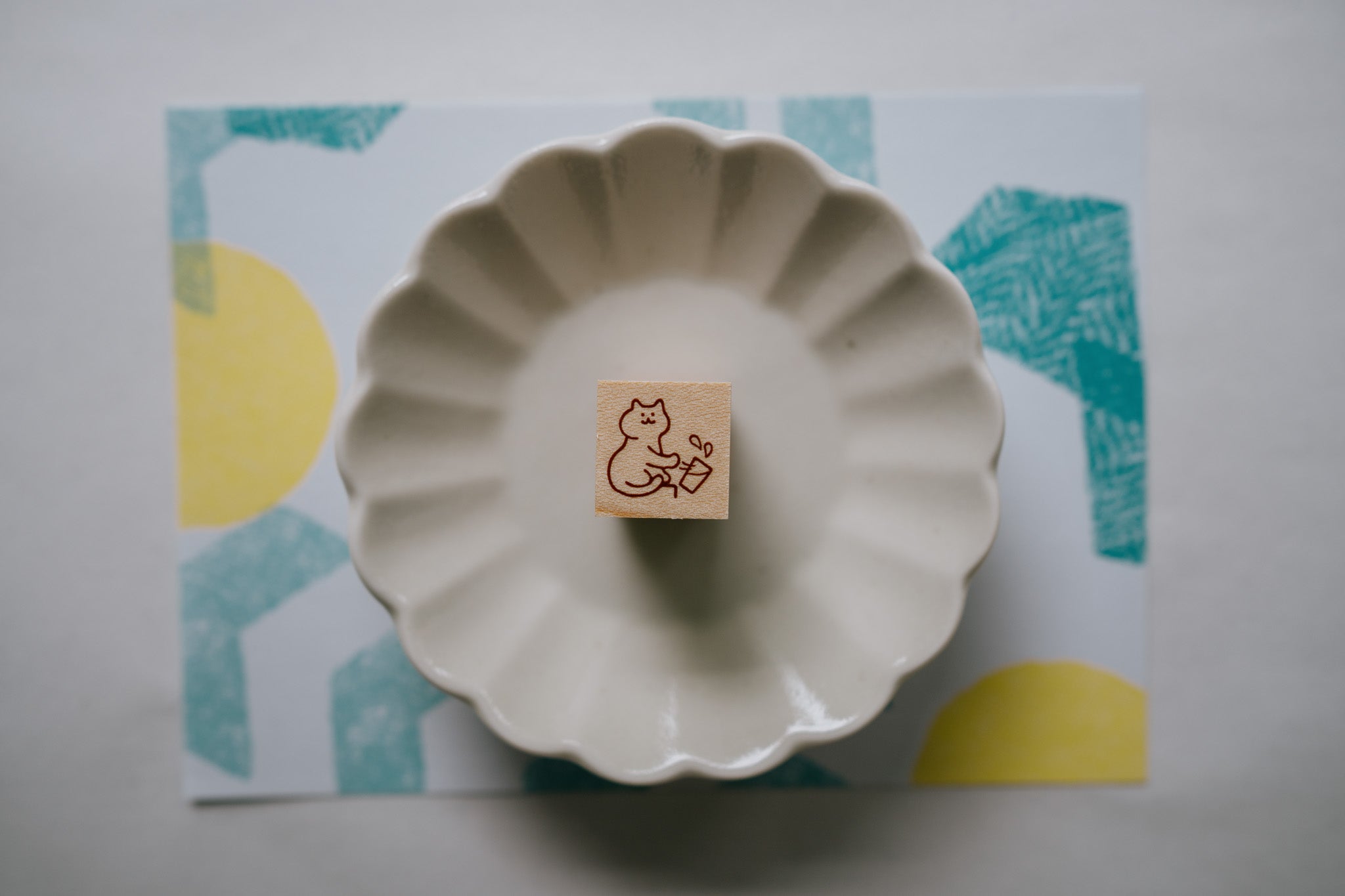 Little Lu Rubber Stamp (Cat Milk/ Driving/ Christmas Tree)