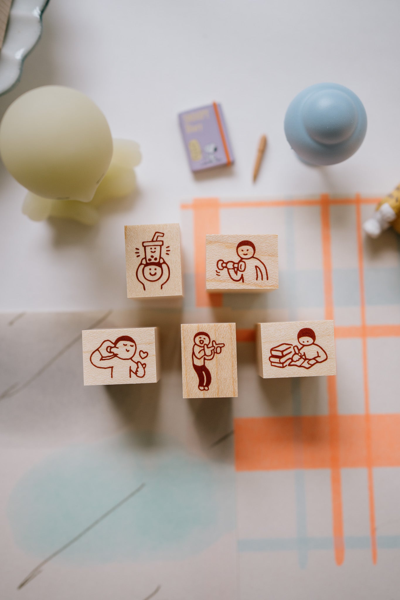 Little Lu Rubber Stamp (5 designs)