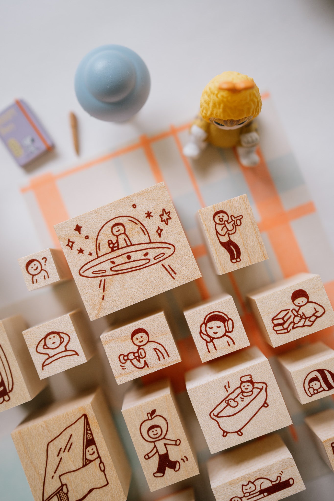 Little Lu Rubber Stamp: I Need Space