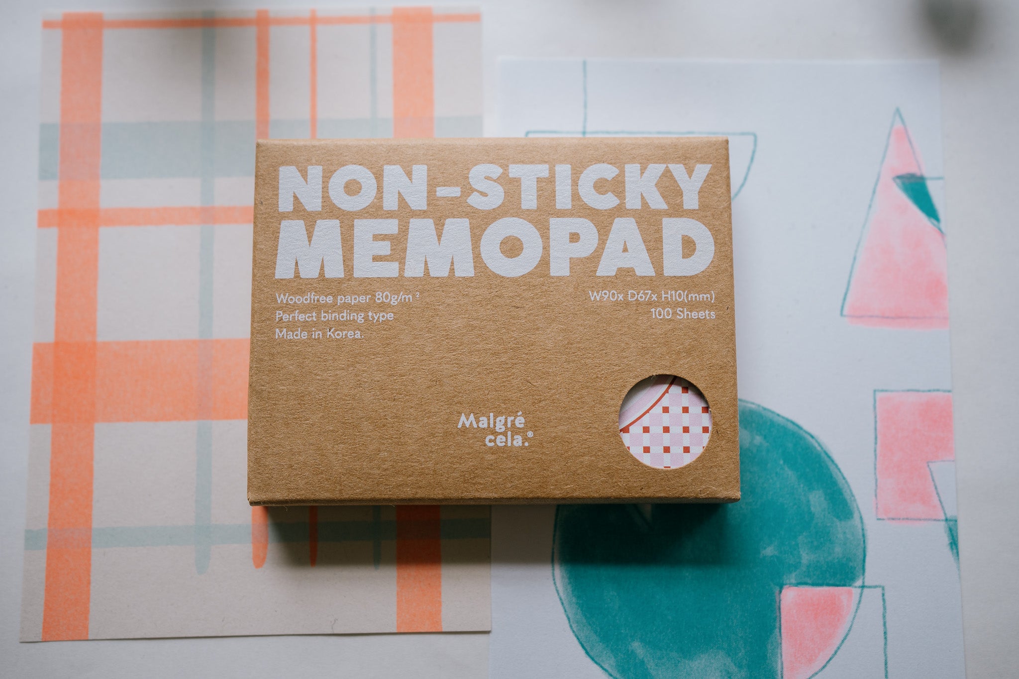 Non-Sticky Memopad (2 designs)