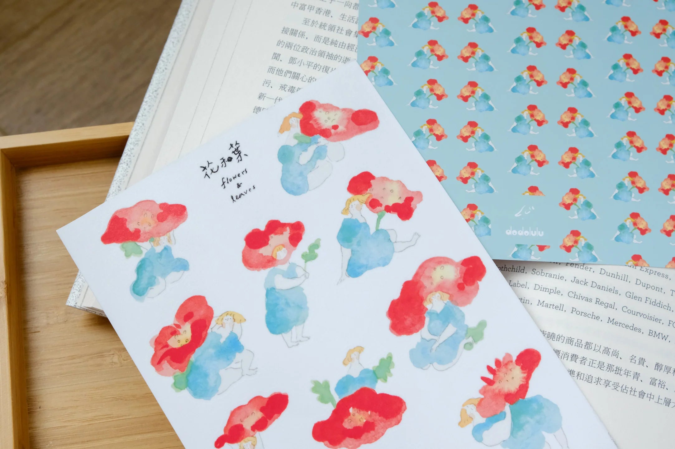 dodolulu Flowers & leaves Sticker Sheet