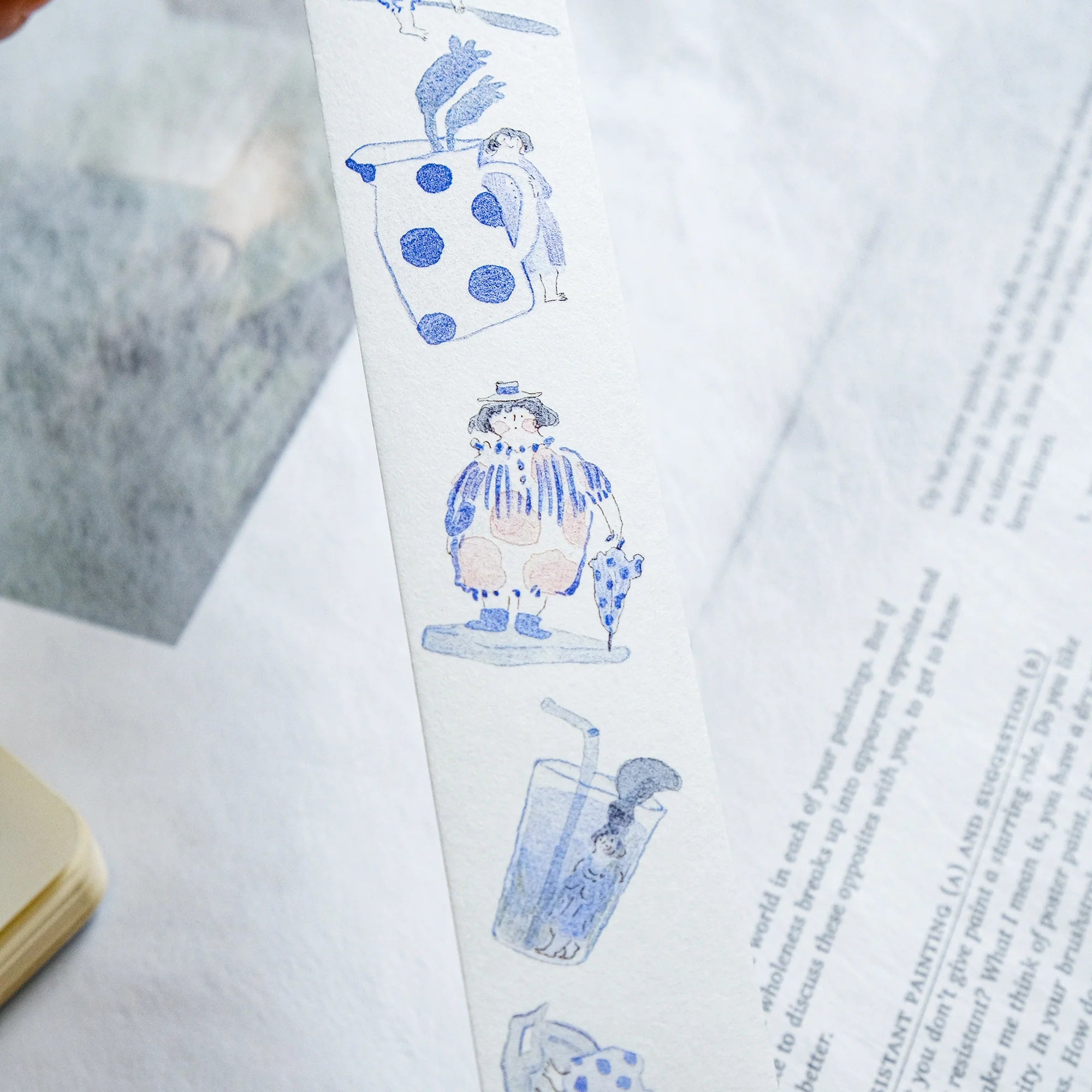 dodolulu Blue and White Washi Tape