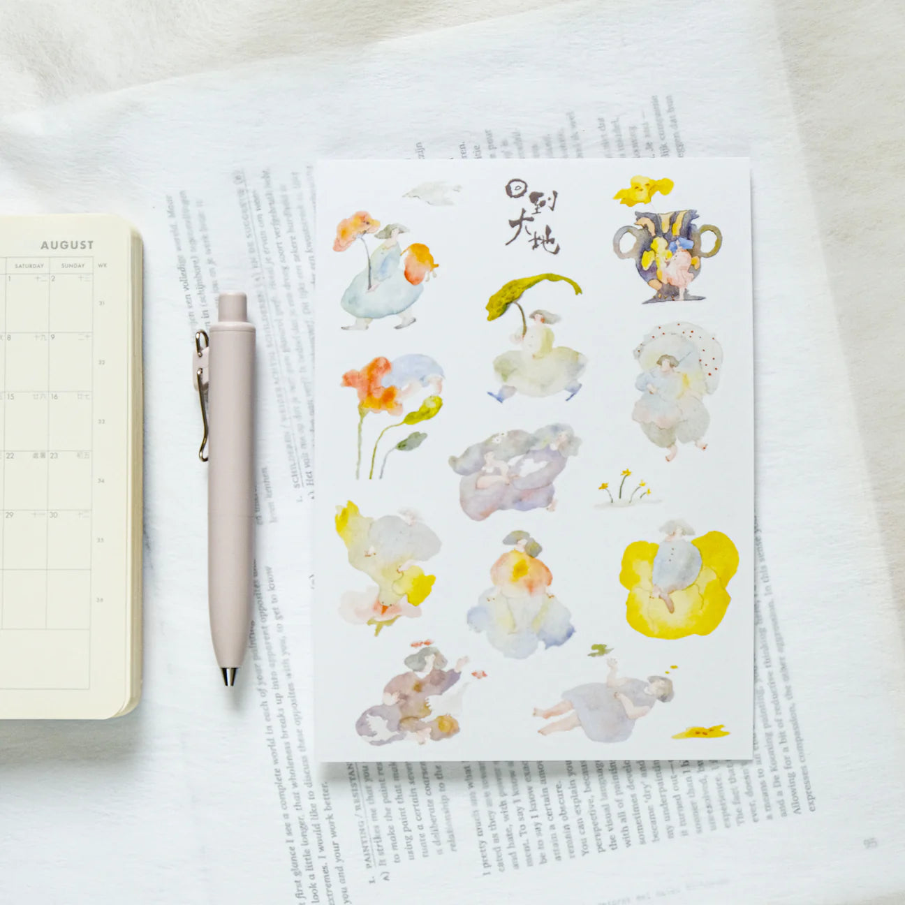 dodolulu When Spring Returns Sticker Sheet