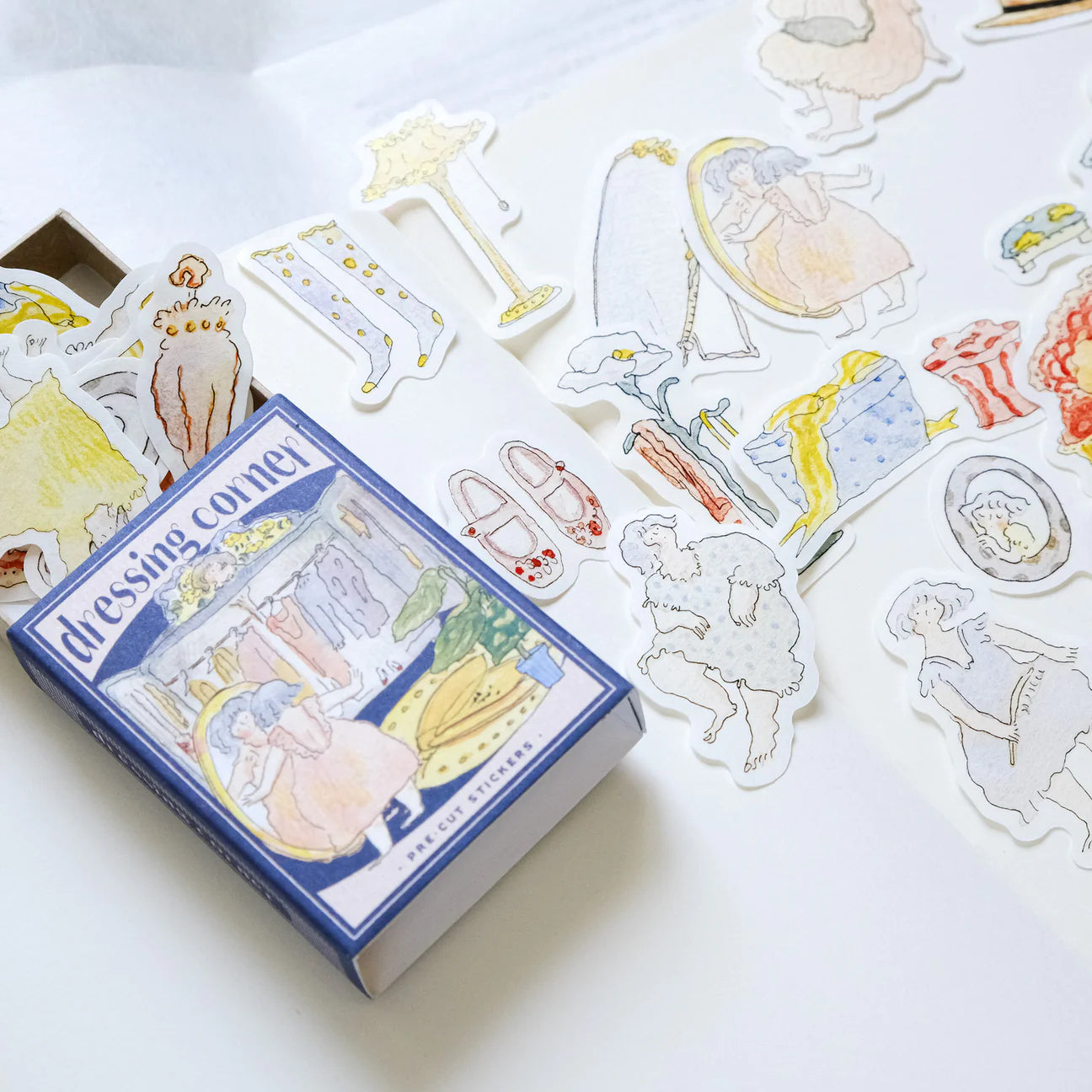 dodolulu Dressing Corner Matchbox Flake Stickers