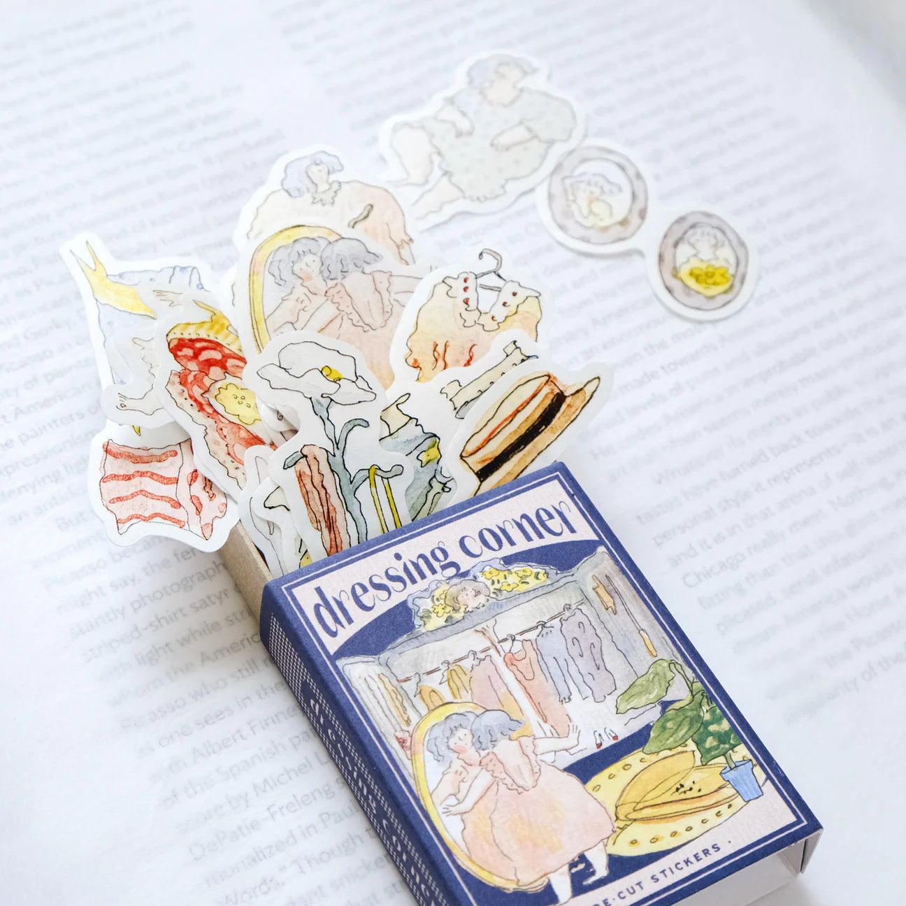 dodolulu Dressing Corner Matchbox Flake Stickers