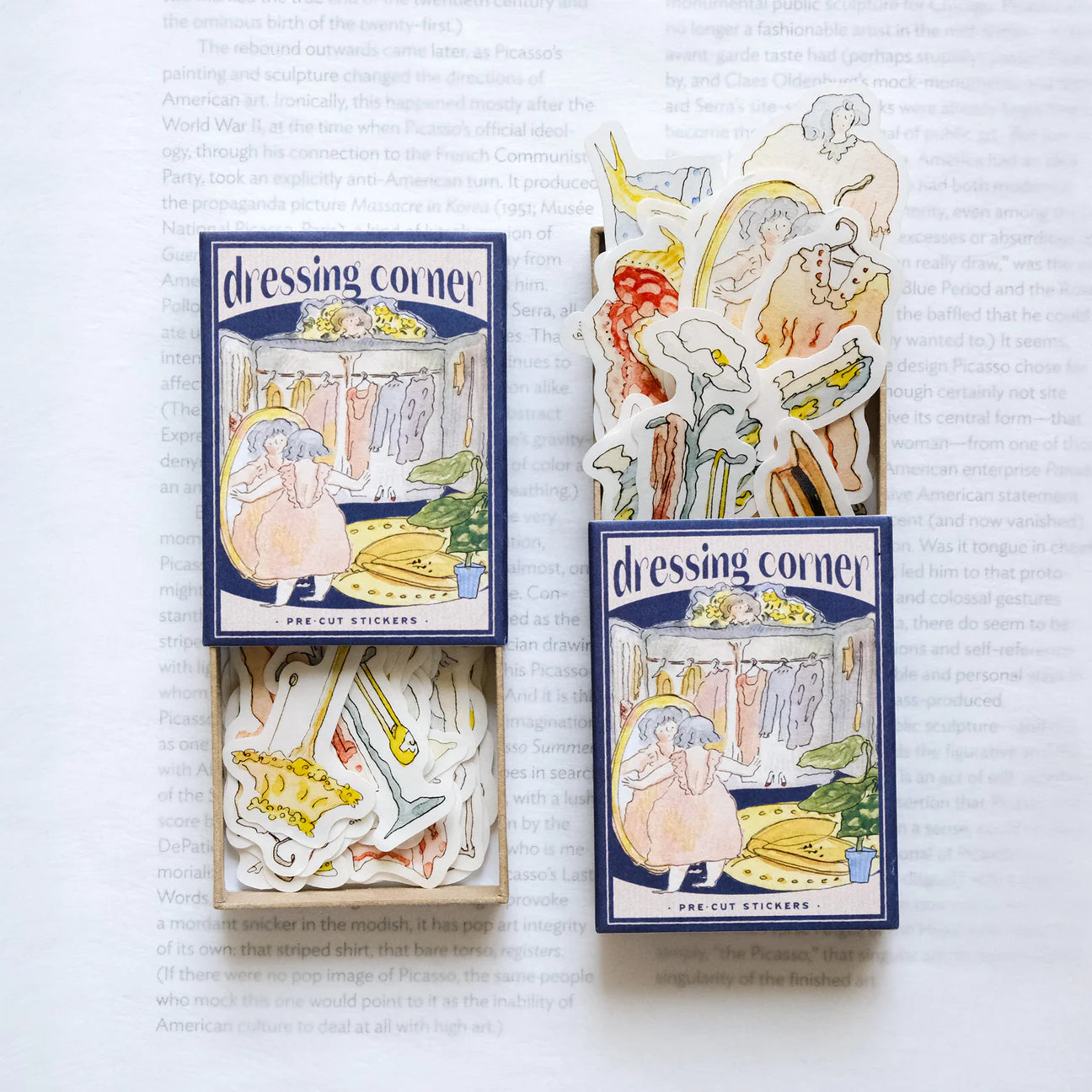 dodolulu Dressing Corner Matchbox Flake Stickers
