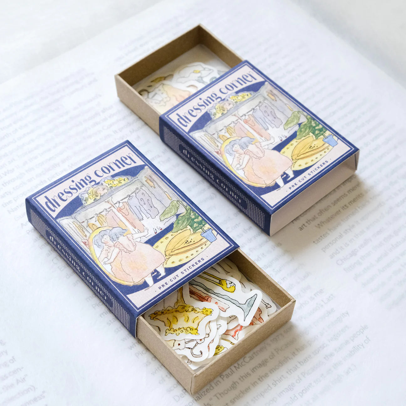 dodolulu Dressing Corner Matchbox Flake Stickers
