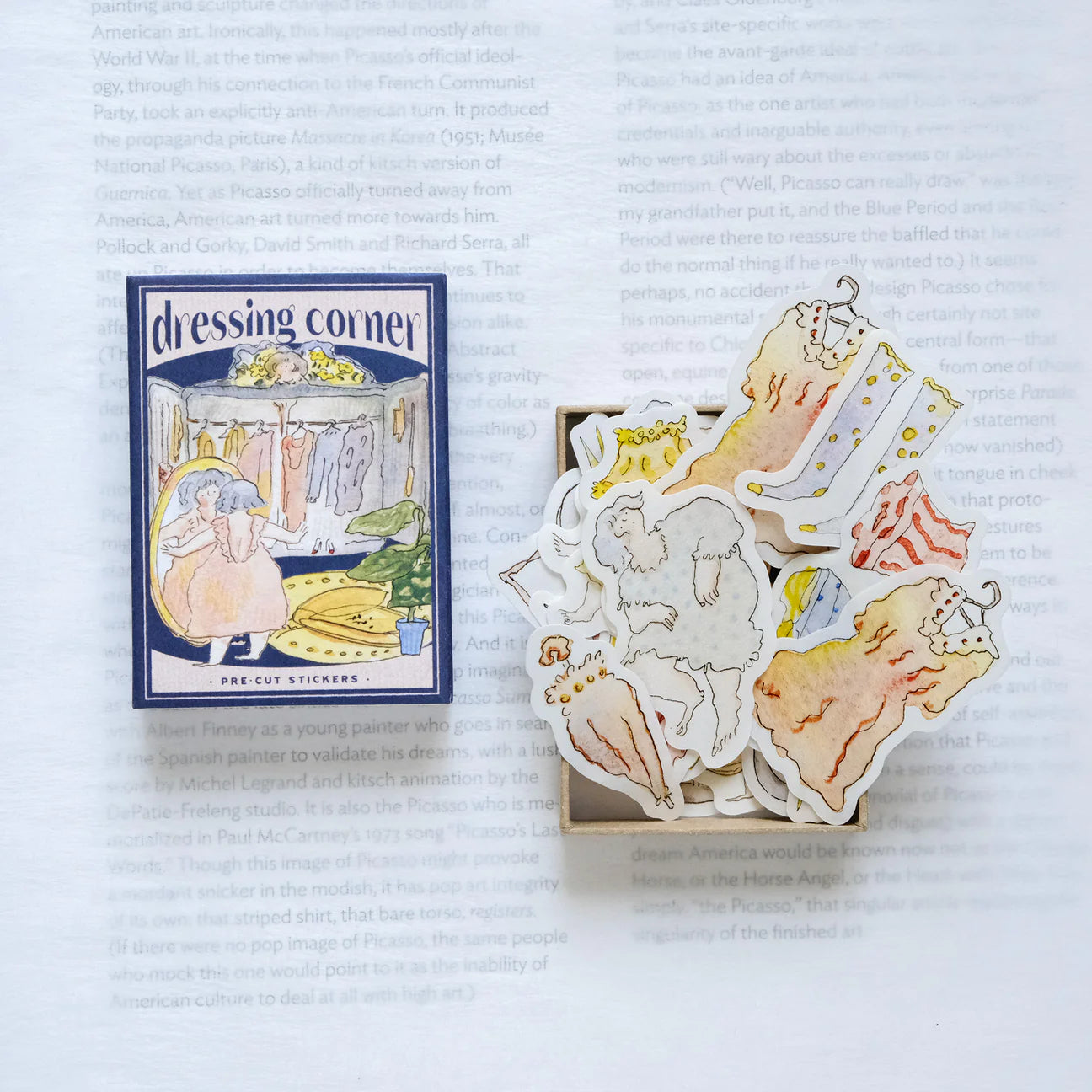 dodolulu Dressing Corner Matchbox Flake Stickers