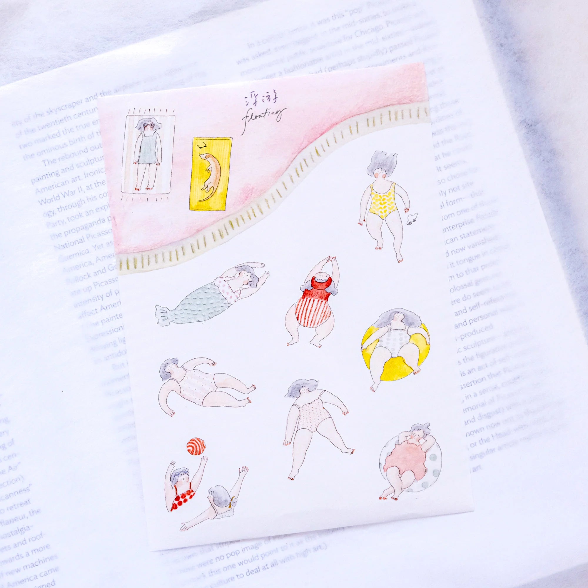 dodolulu Floating Sticker Sheet