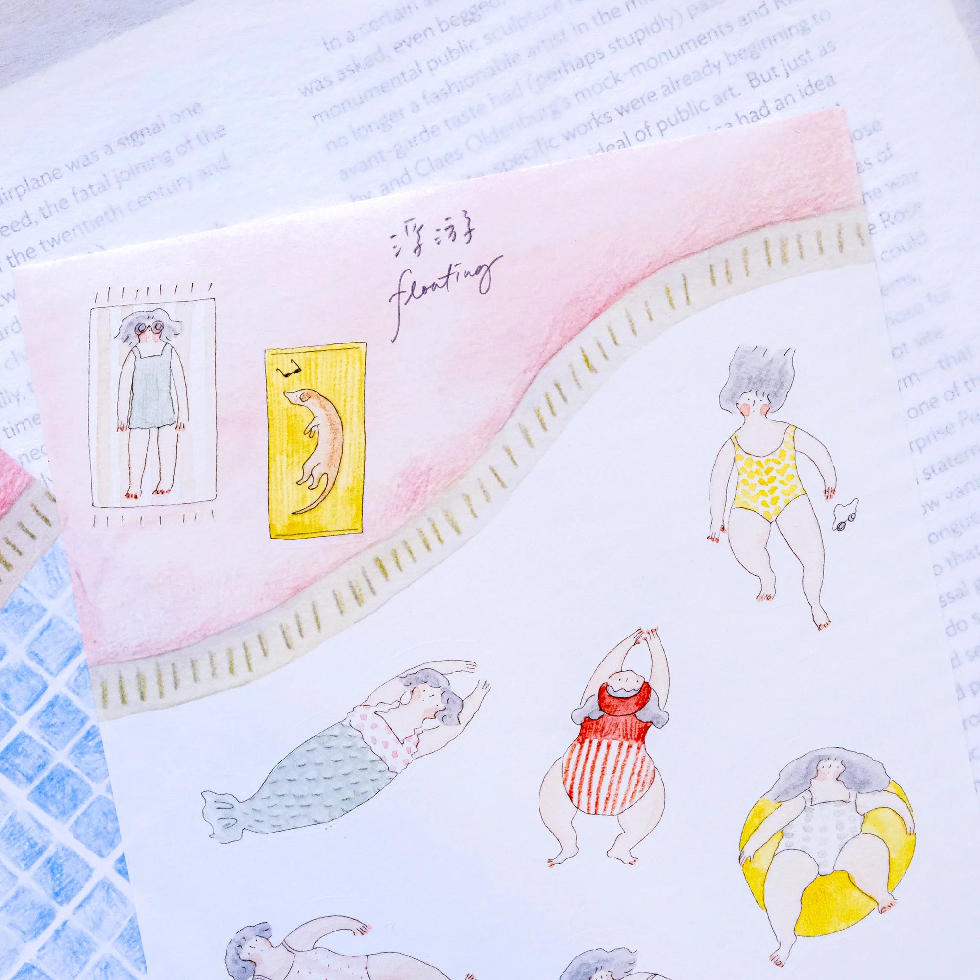 dodolulu Floating Sticker Sheet