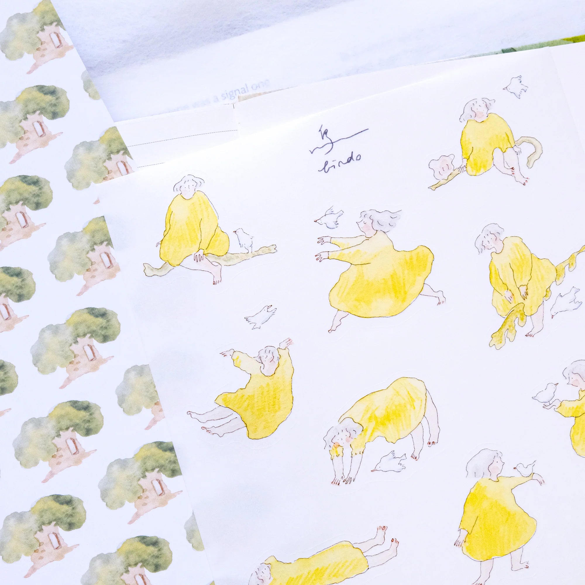 dodolulu Birds Sticker Sheet