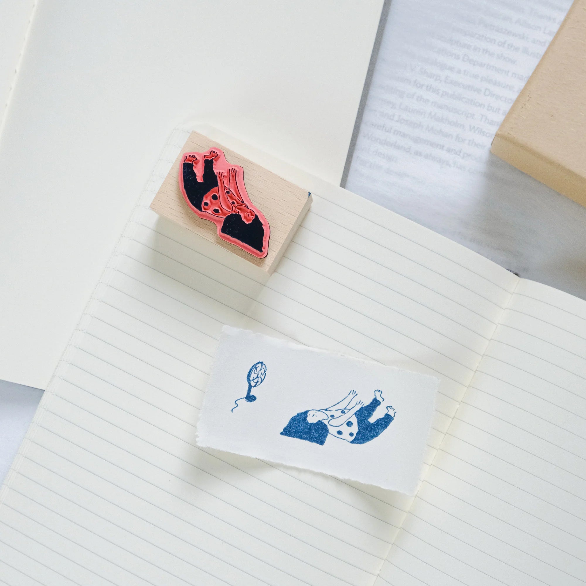 dodolulu Rubber Stamp Set: Do-nothing Girls (set of 6)