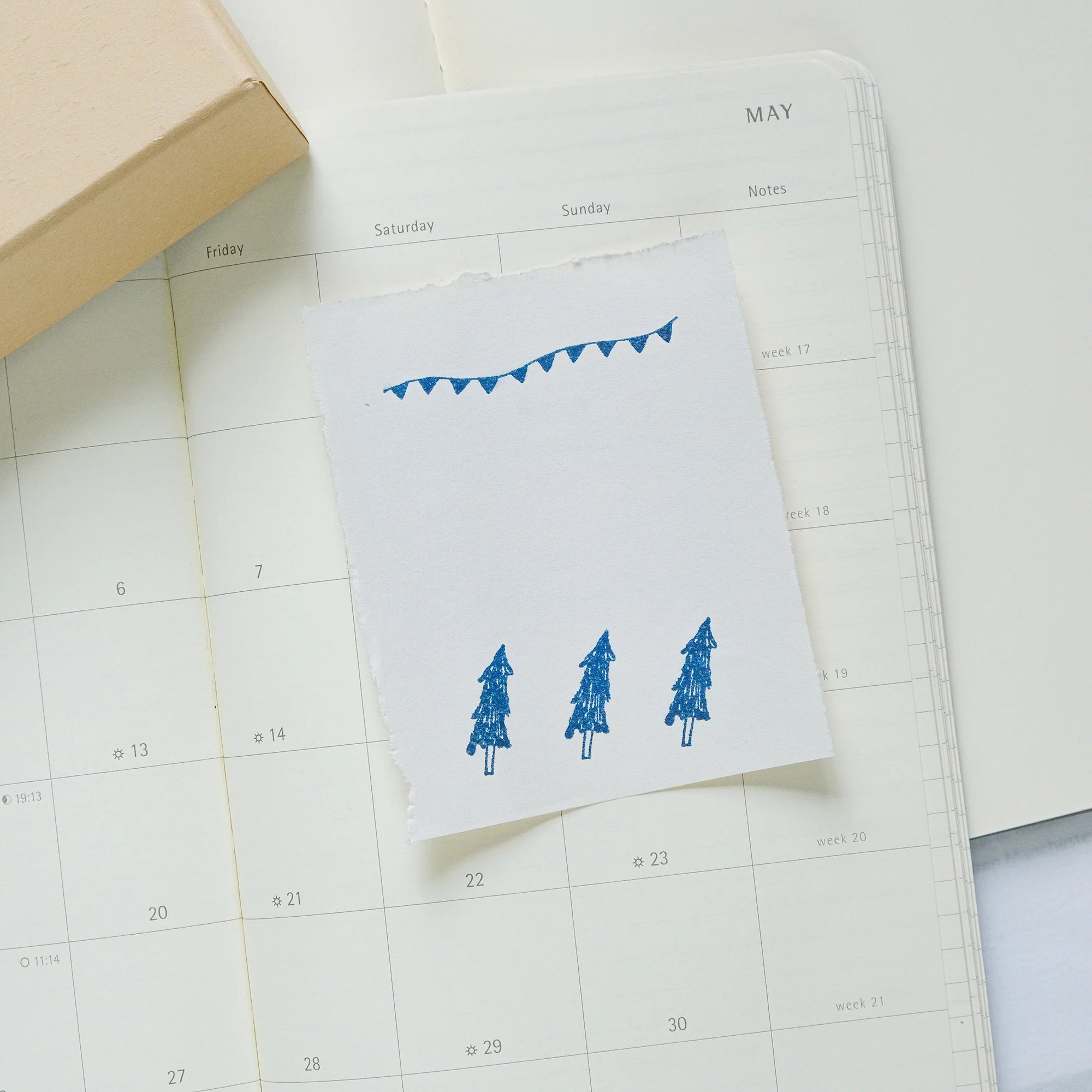 dodolulu Rubber Stamp Set: In the Forest (set of 8)