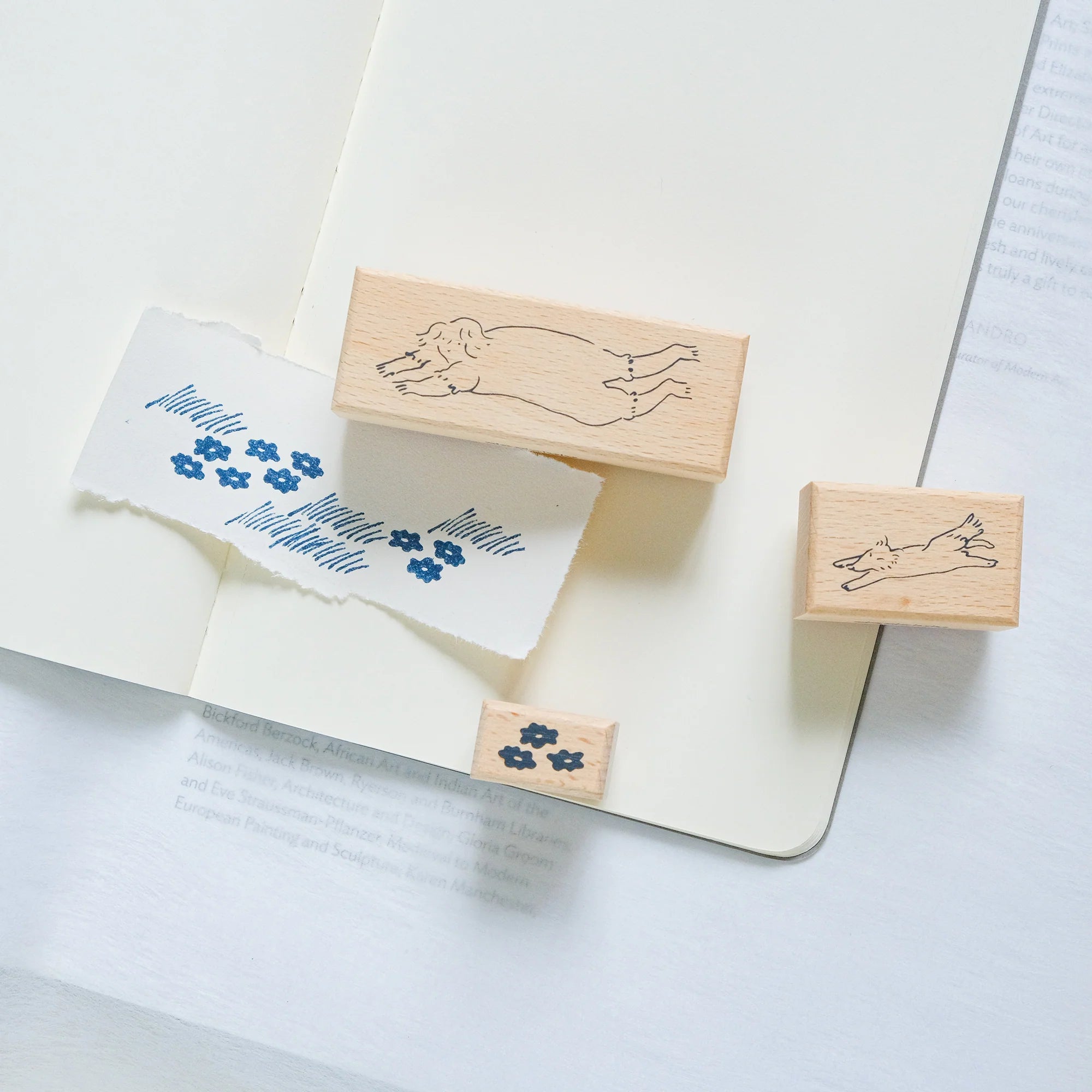 dodolulu Rubber Stamp Set: In the Forest (set of 8)