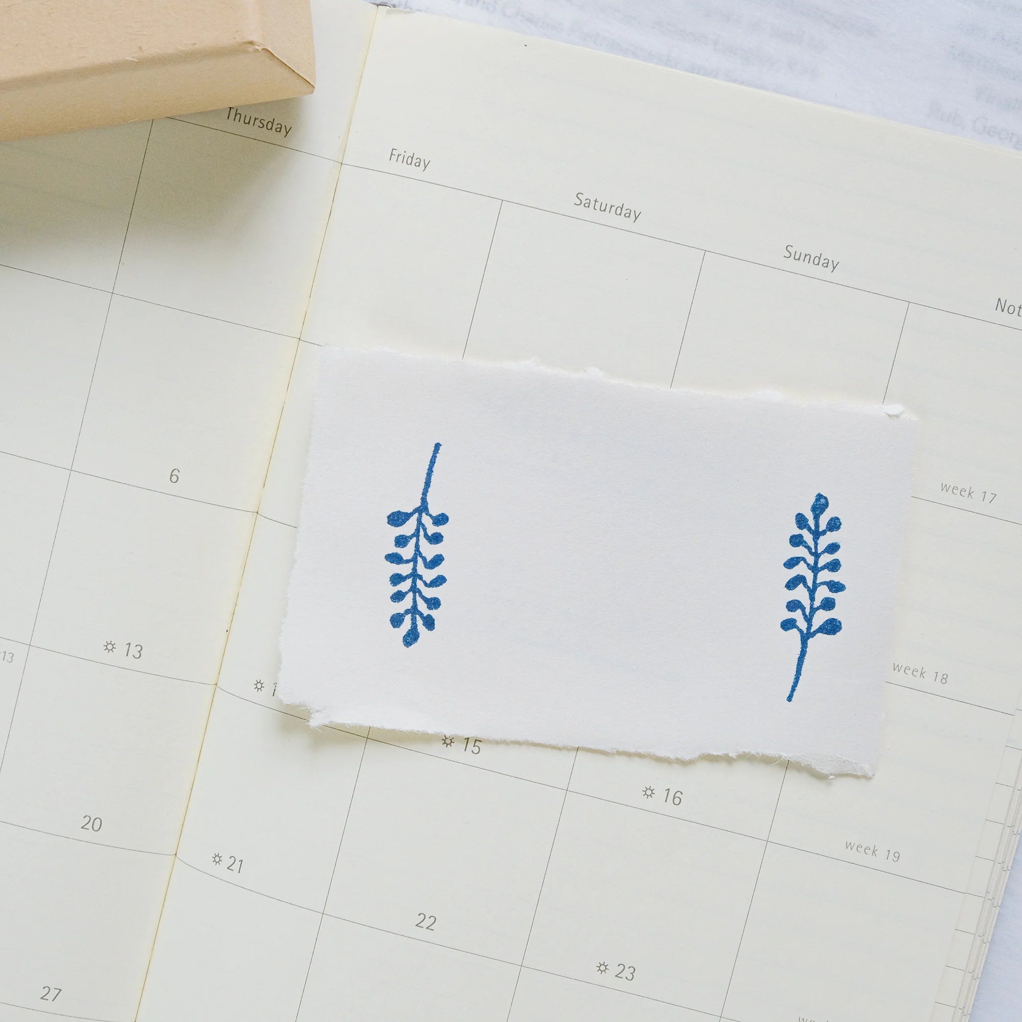 dodolulu Rubber Stamp Set: By the Window (set of 5)