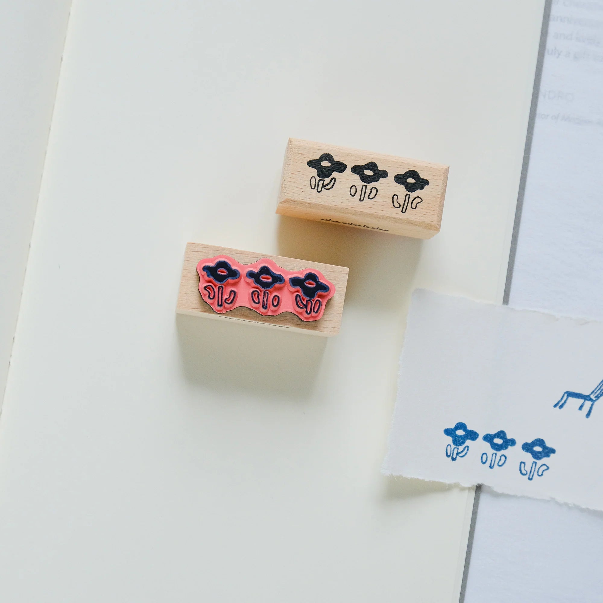 dodolulu Rubber Stamp Set: By the Window (set of 5)