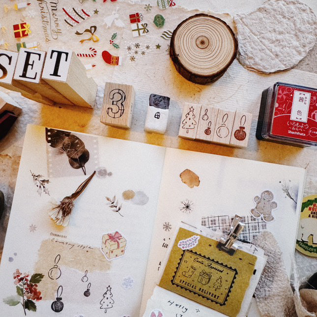 Penspapersplanner Christmas Series Rubber Stamp Set (4 sets, sold separately)