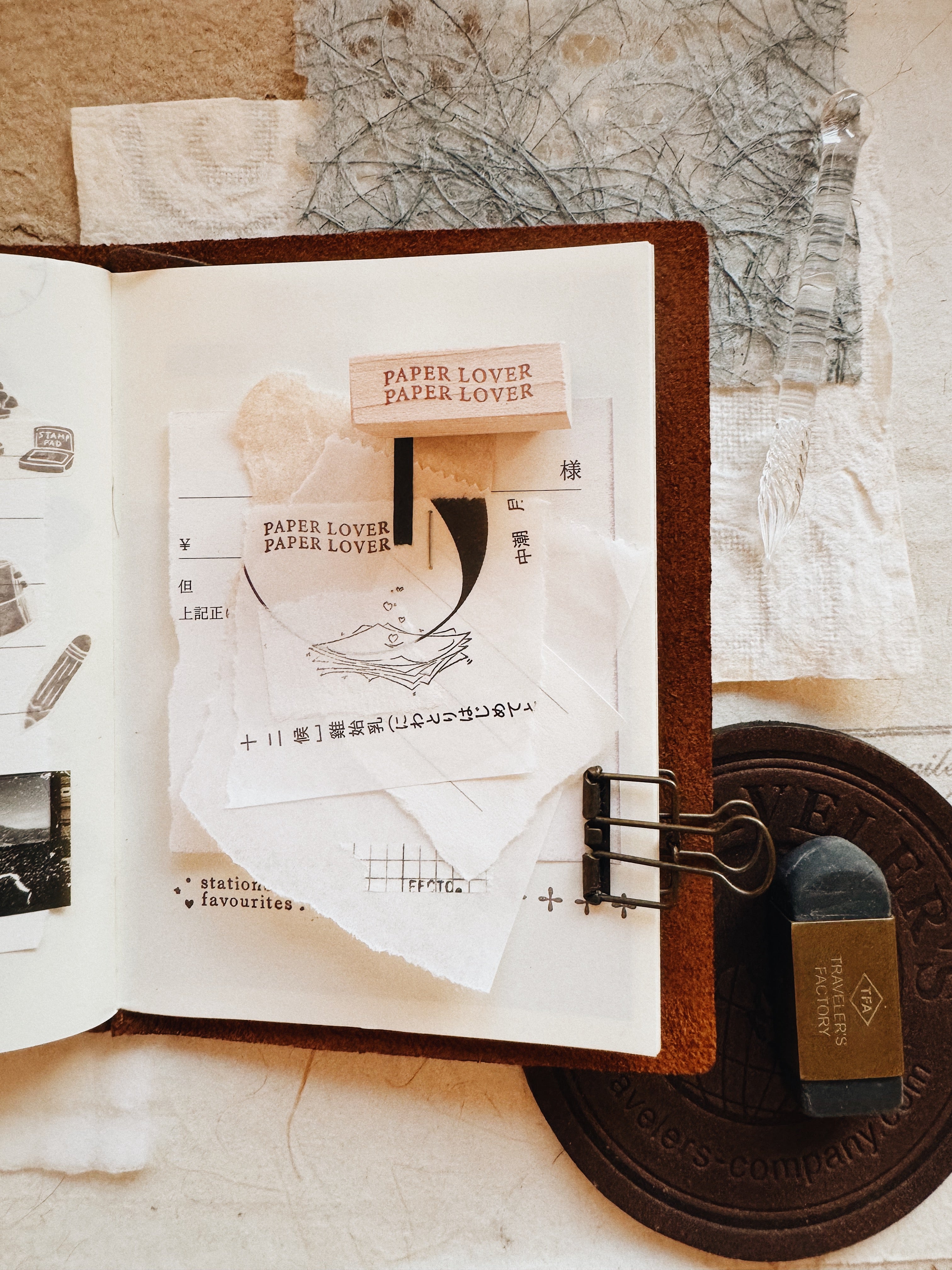 Penspapersplanner Series 8 Rubber Stamps: Stationery (7 designs)