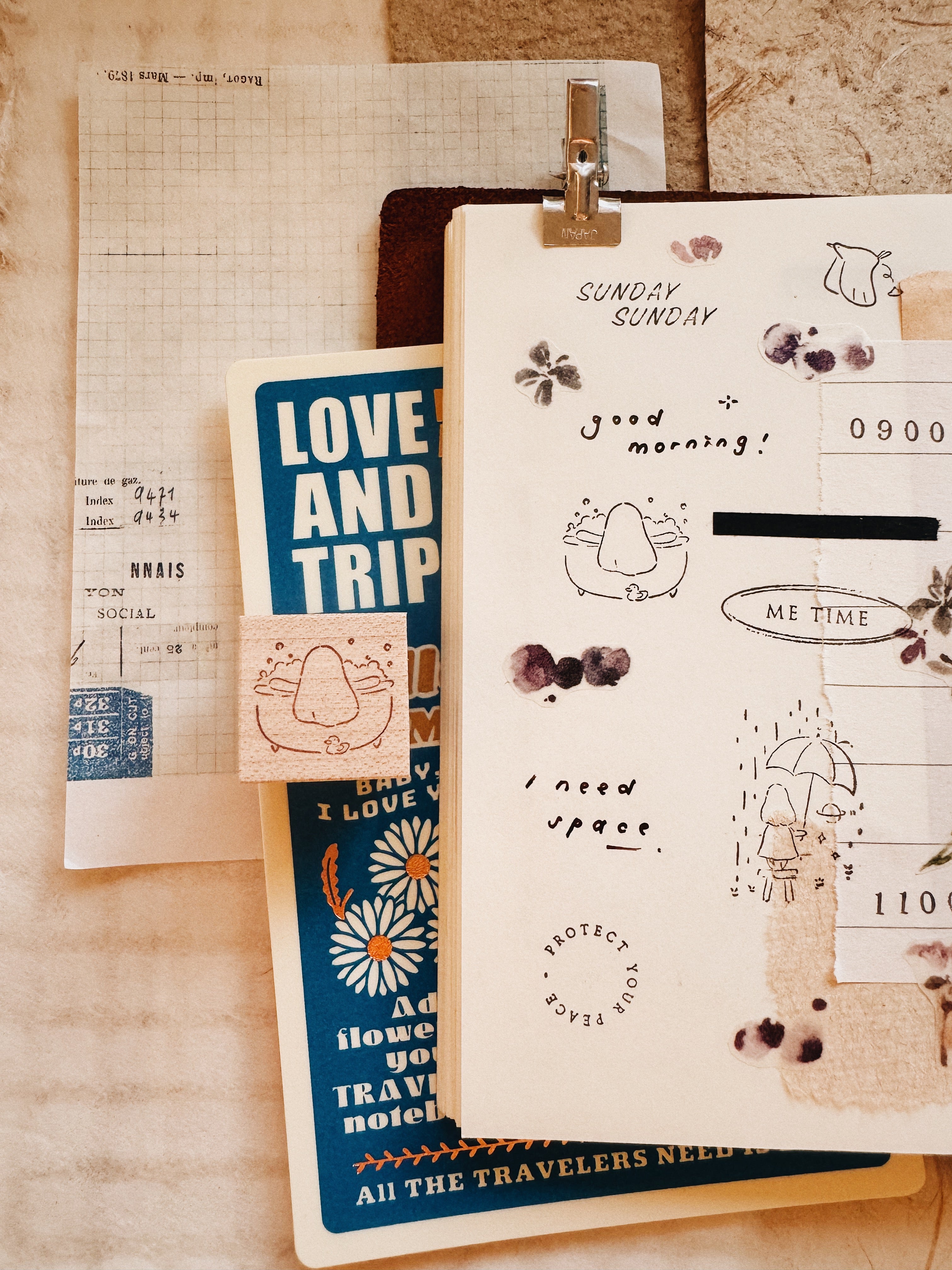 Penspapersplanner Series 8 Rubber Stamps: Silhouette (13 designs)