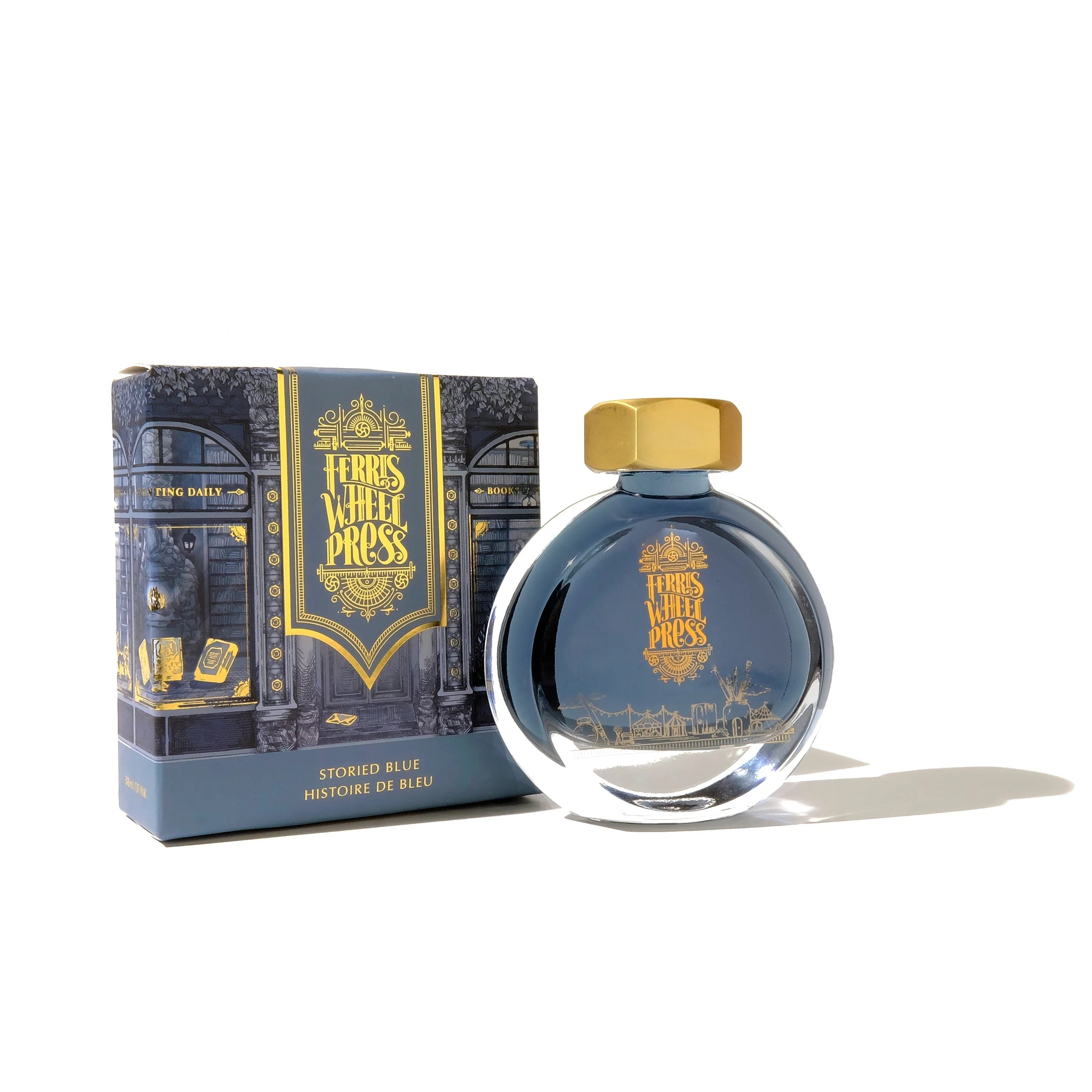 Ferris Wheel Press Fountain Pen Ink 38ml: Storied Blue
