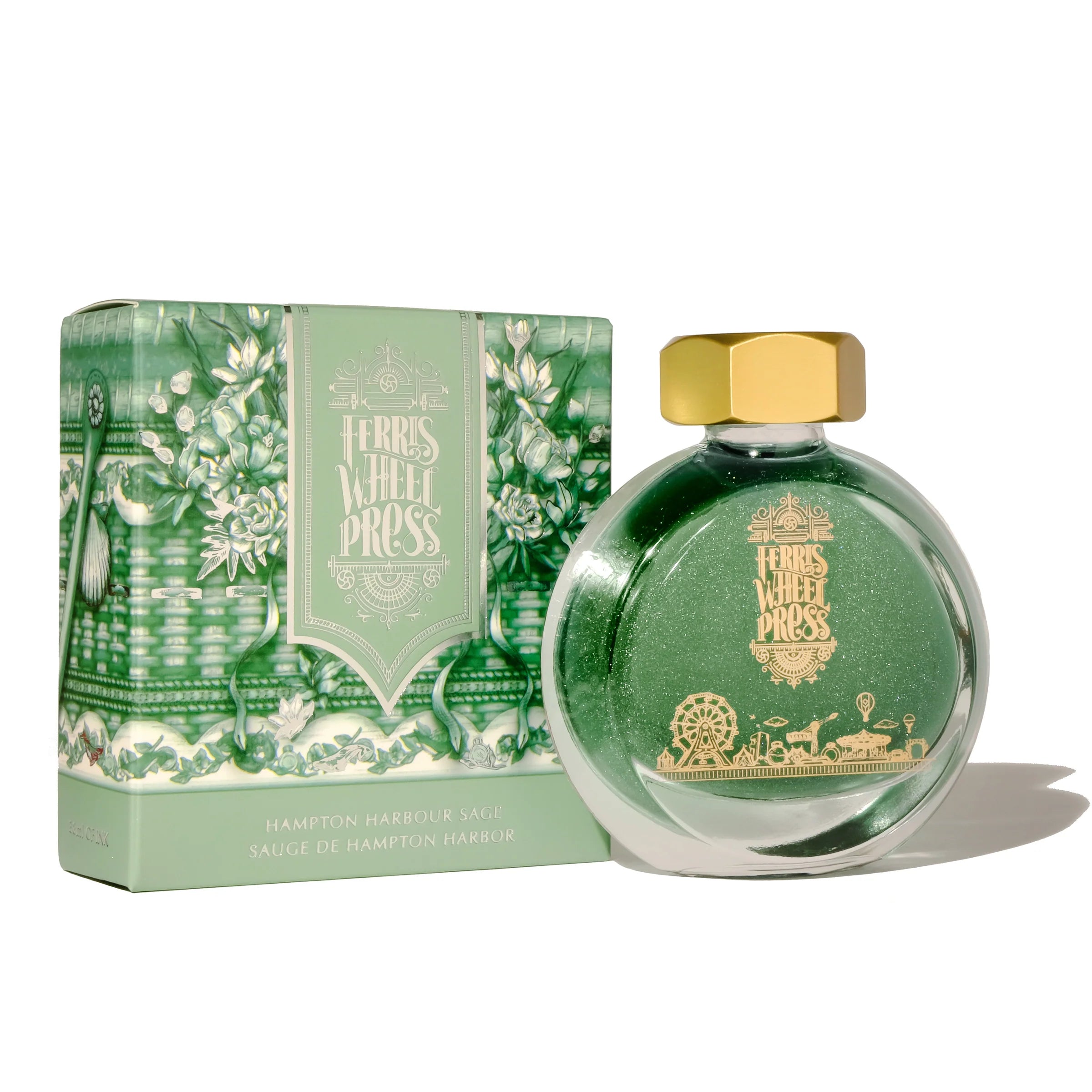 Ferris Wheel Press Fountain Pen Ink 38ml: Hampton Harbour Sage