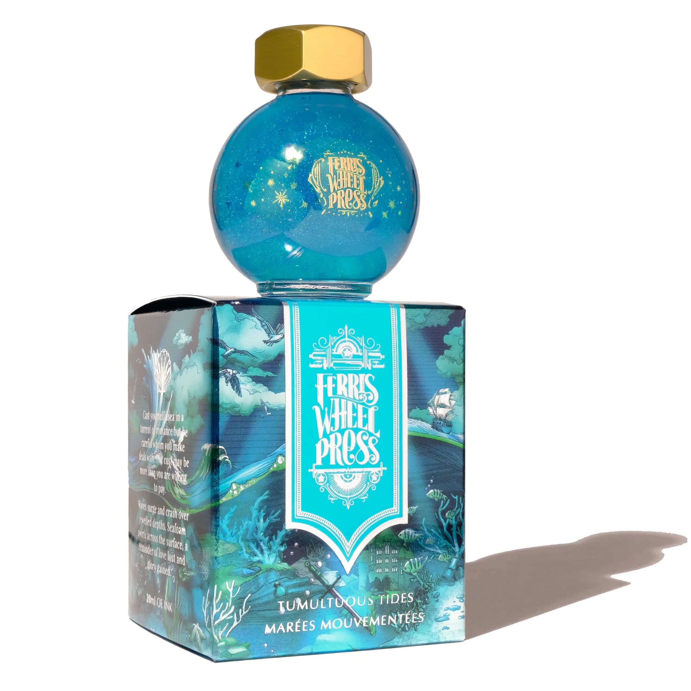 Ferris Wheel Press Fountain Pen Ink 20ml: Ferritales-Tumultuous Tides