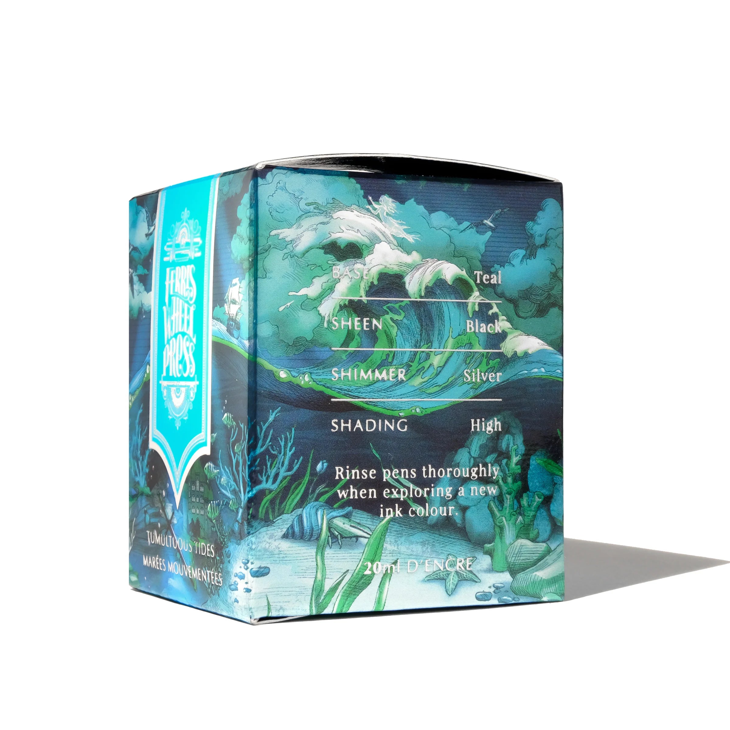 Ferris Wheel Press Fountain Pen Ink 20ml: Ferritales-Tumultuous Tides