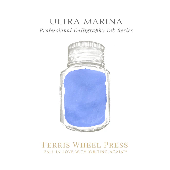 Ferris Wheel Press Calligraphy Ink 28ml: Ultra Marina