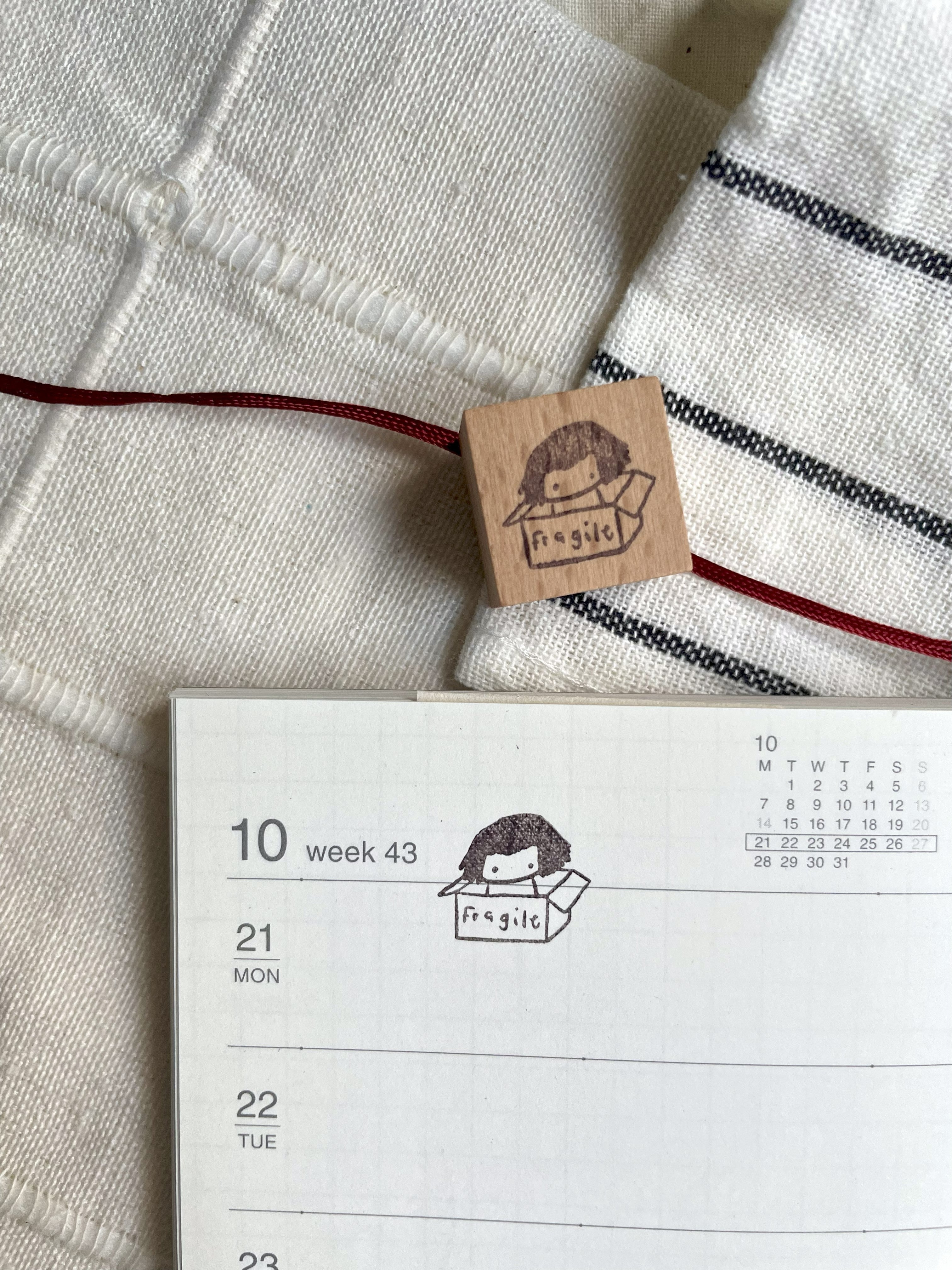 msbulat Rubber Stamp: Fragile