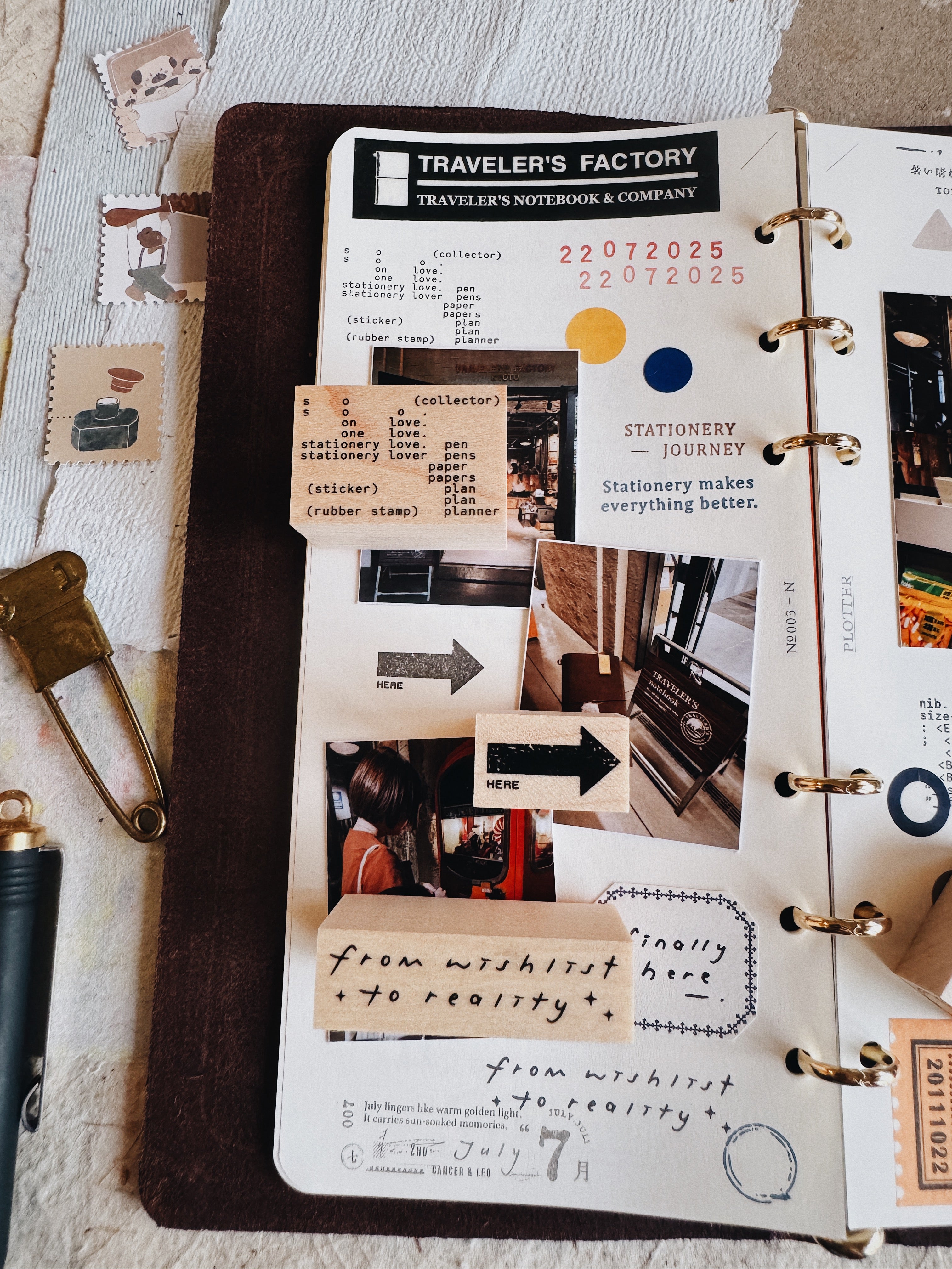 Penspapersplanner Travel Series Rubber Stamps (13 designs)